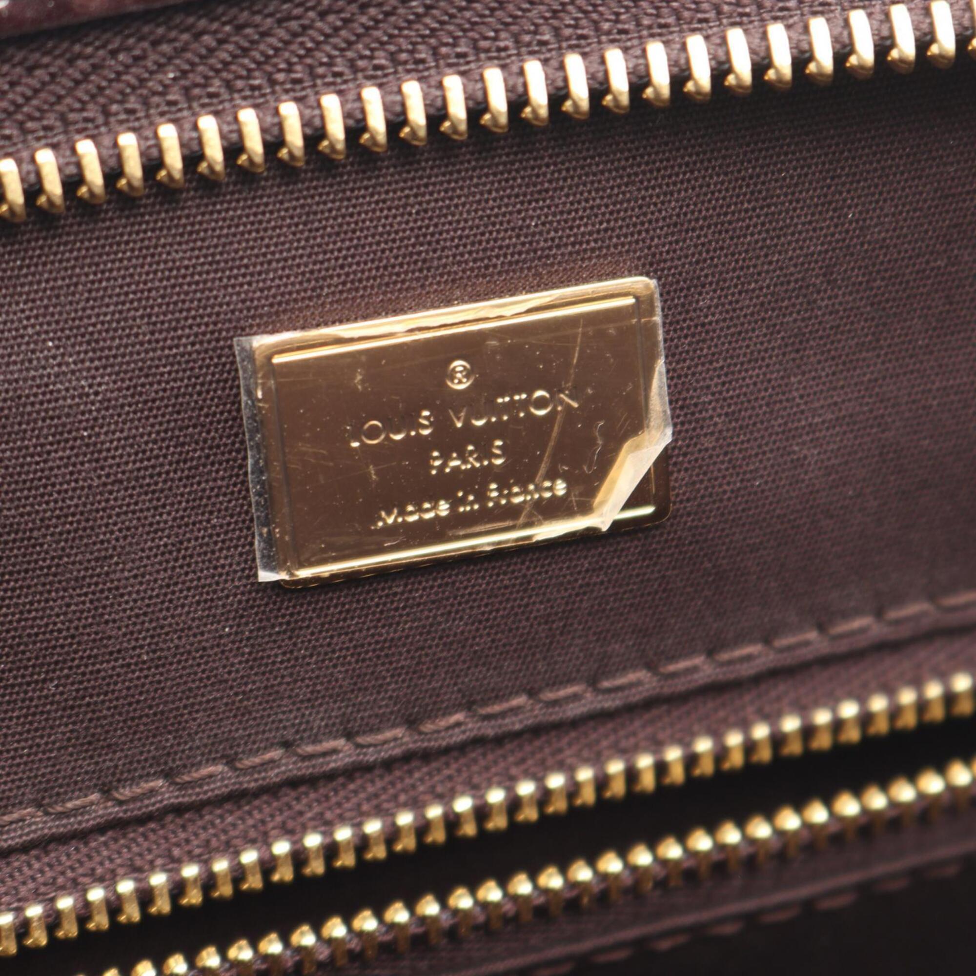 Louis Vuitton Bordeaux Leather Handbag (Pre-Owned)