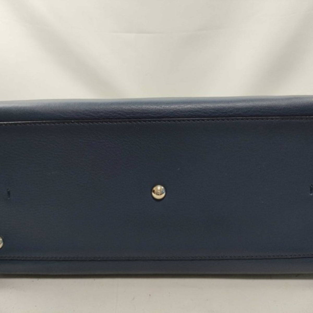 Fendi Blue Leather Handbag (Pre-Owned)