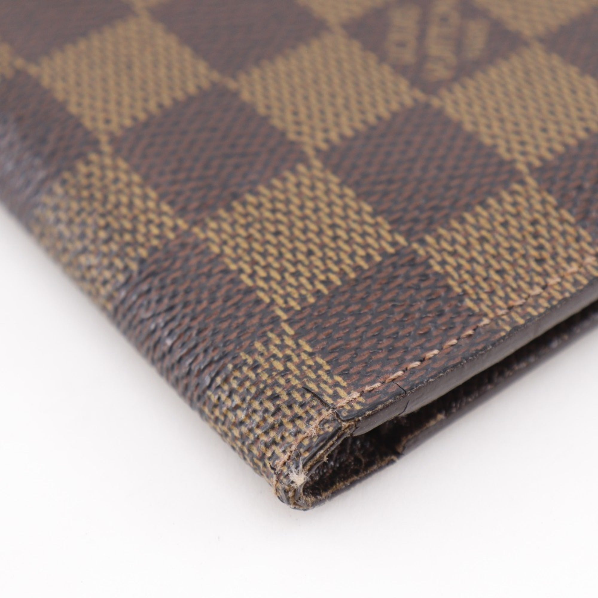 Louis Vuitton Brown Damier Canvas Bill Wallet (Bi-Fold) (Pre-Owned)