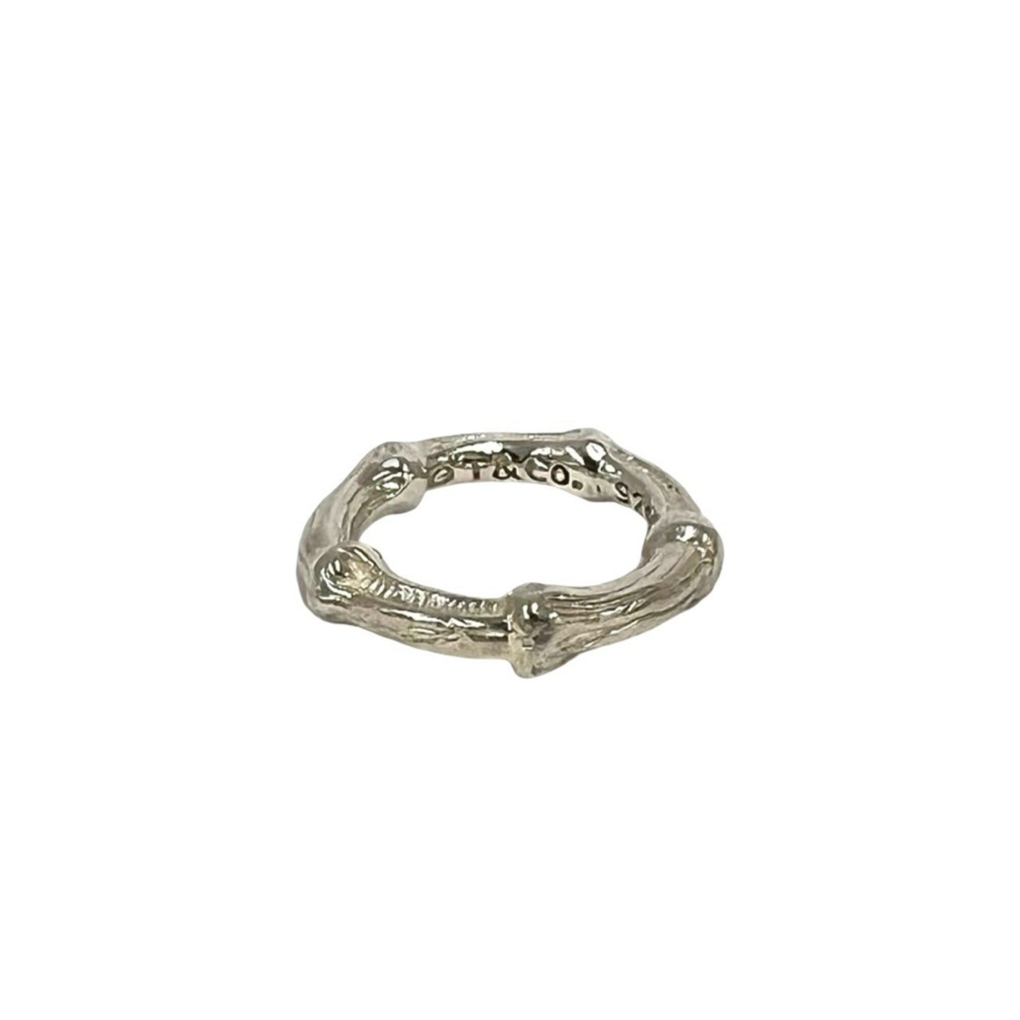 Tiffany Silver Silver 925 Band Ring (Pre-Owned)