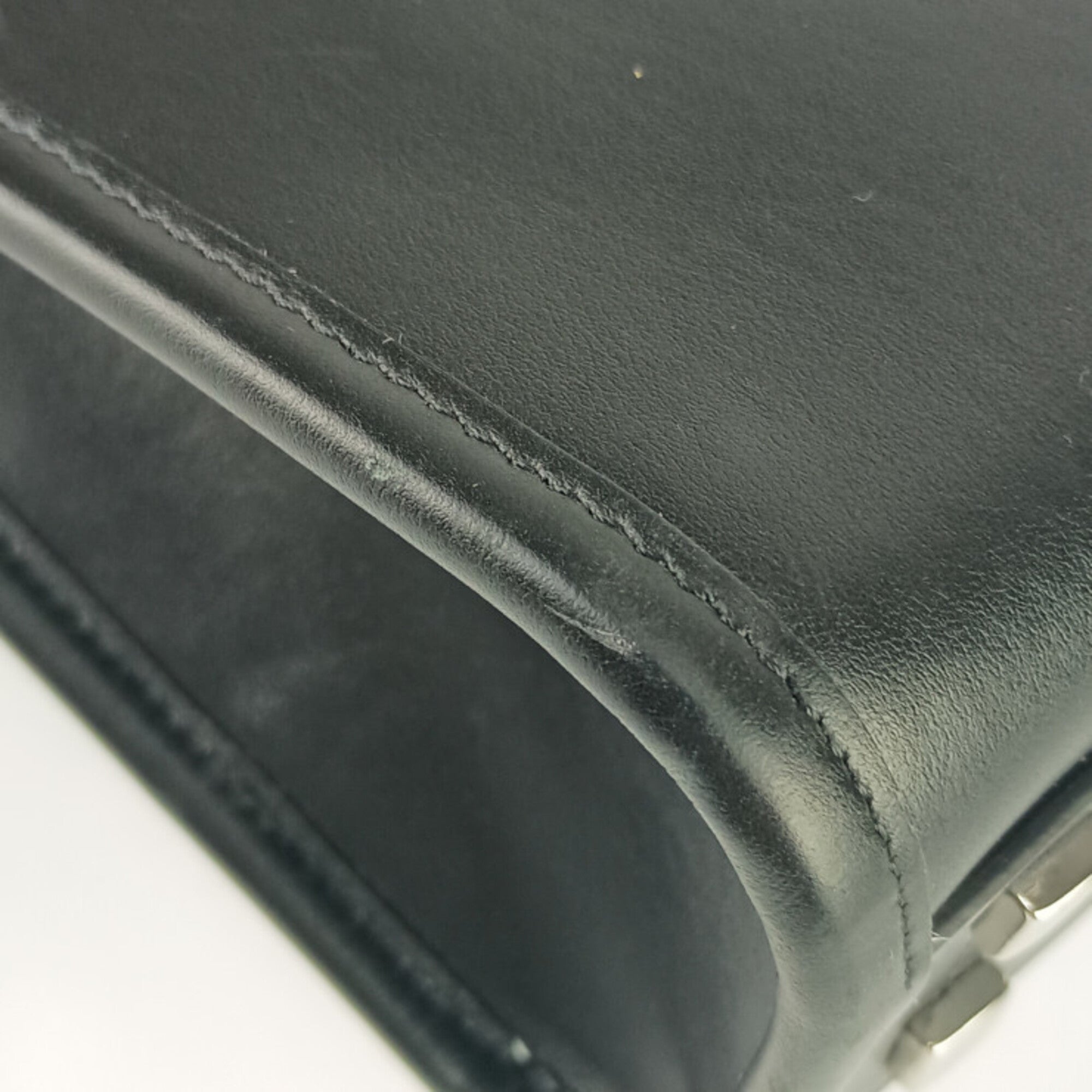 Jimmy Choo Black Leather Tote Bag (Pre-Owned)