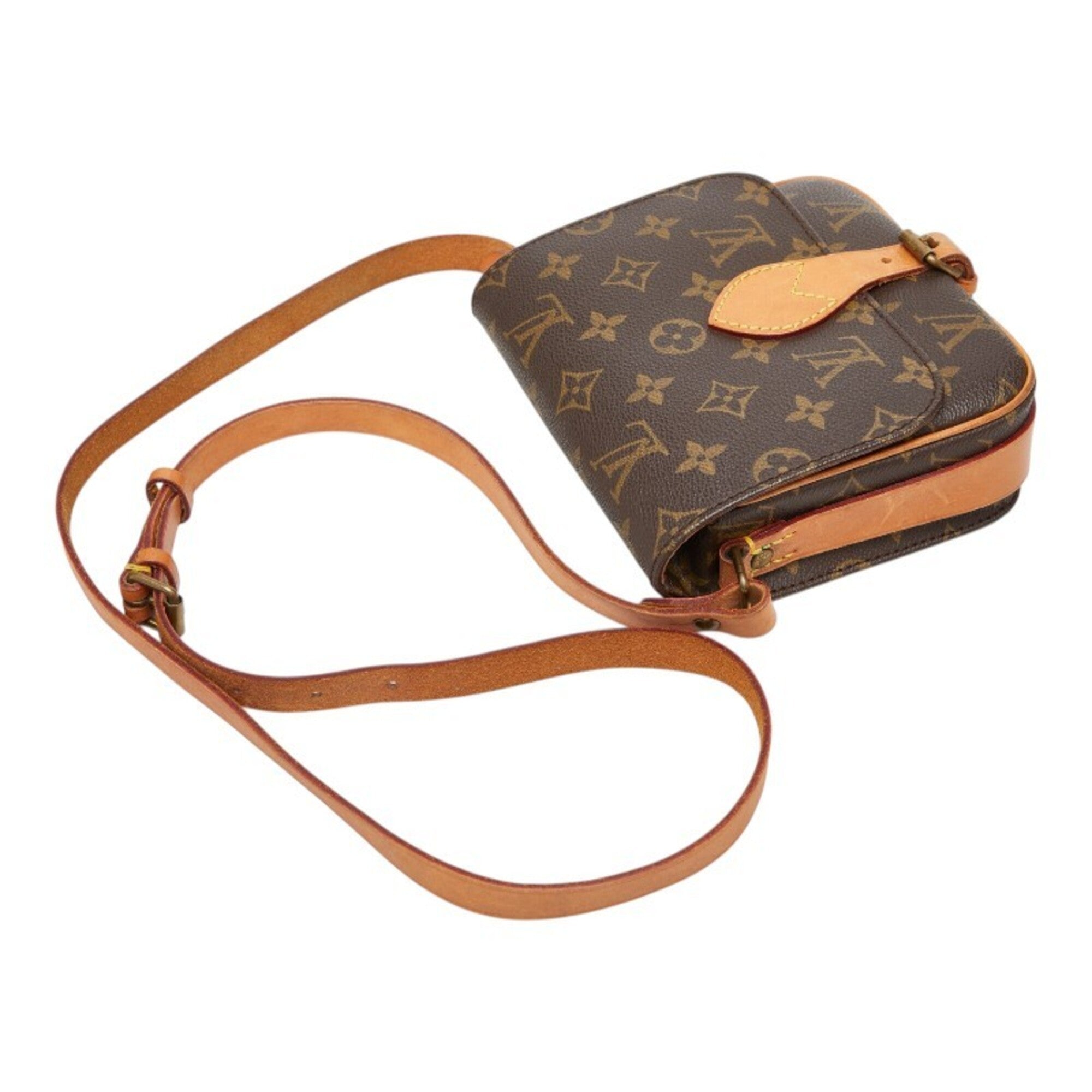 Louis Vuitton Brown Pvc Leather Shoulder Bag (Pre-Owned)
