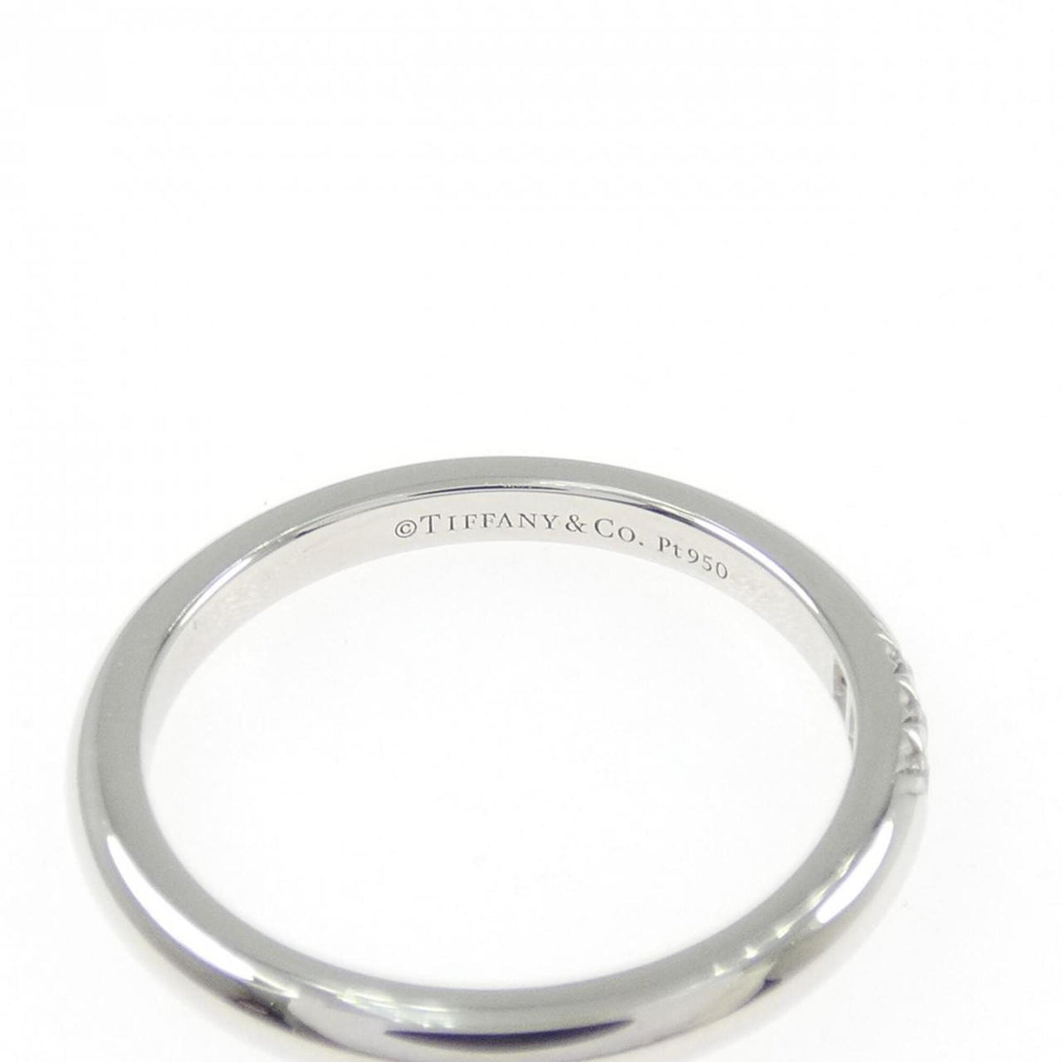 Tiffany Platinum 950 Band Ring (Pre-Owned)