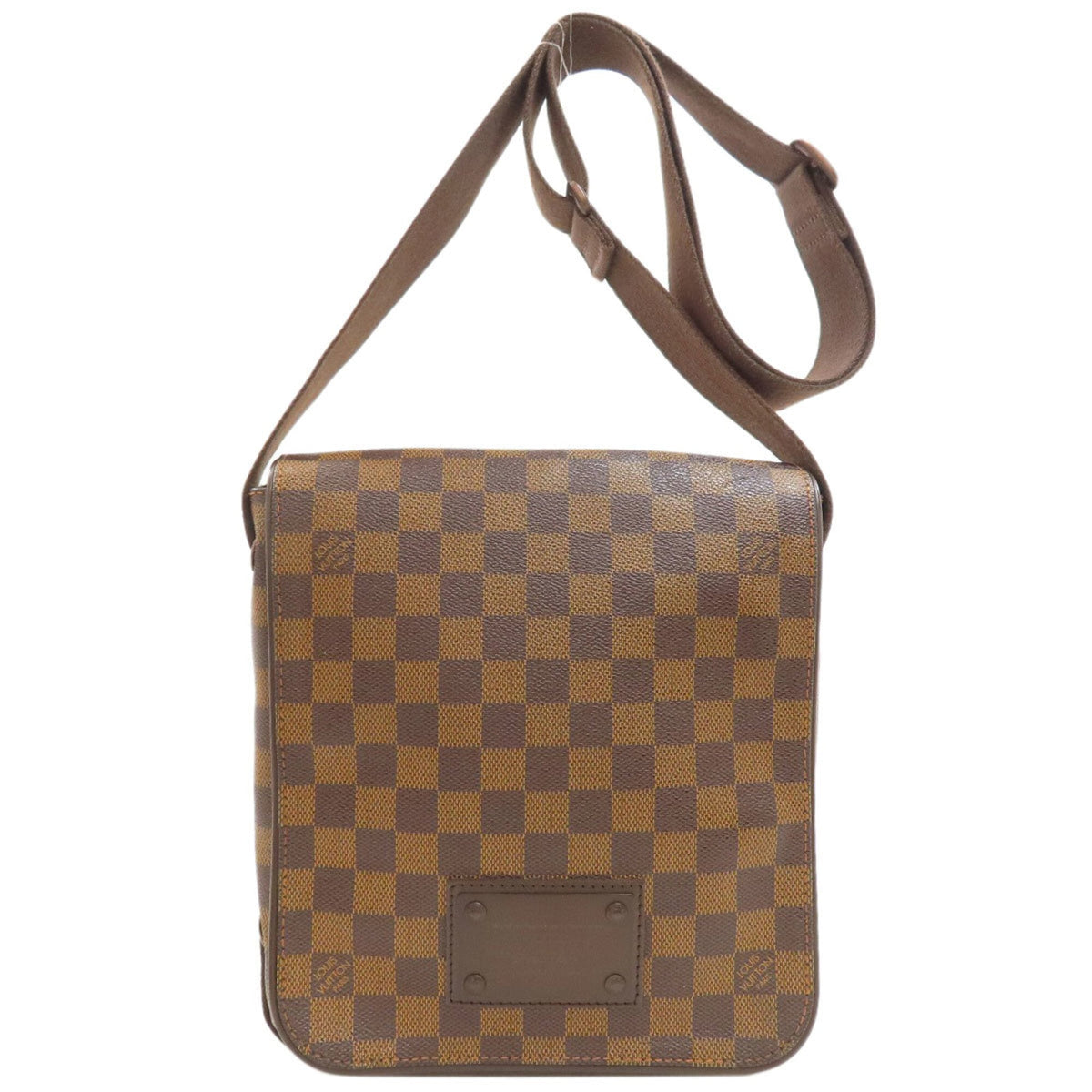 Louis Vuitton Brown Damier Canvas Ebene Damier Canvas Shoulder Bag (Pre-Owned)