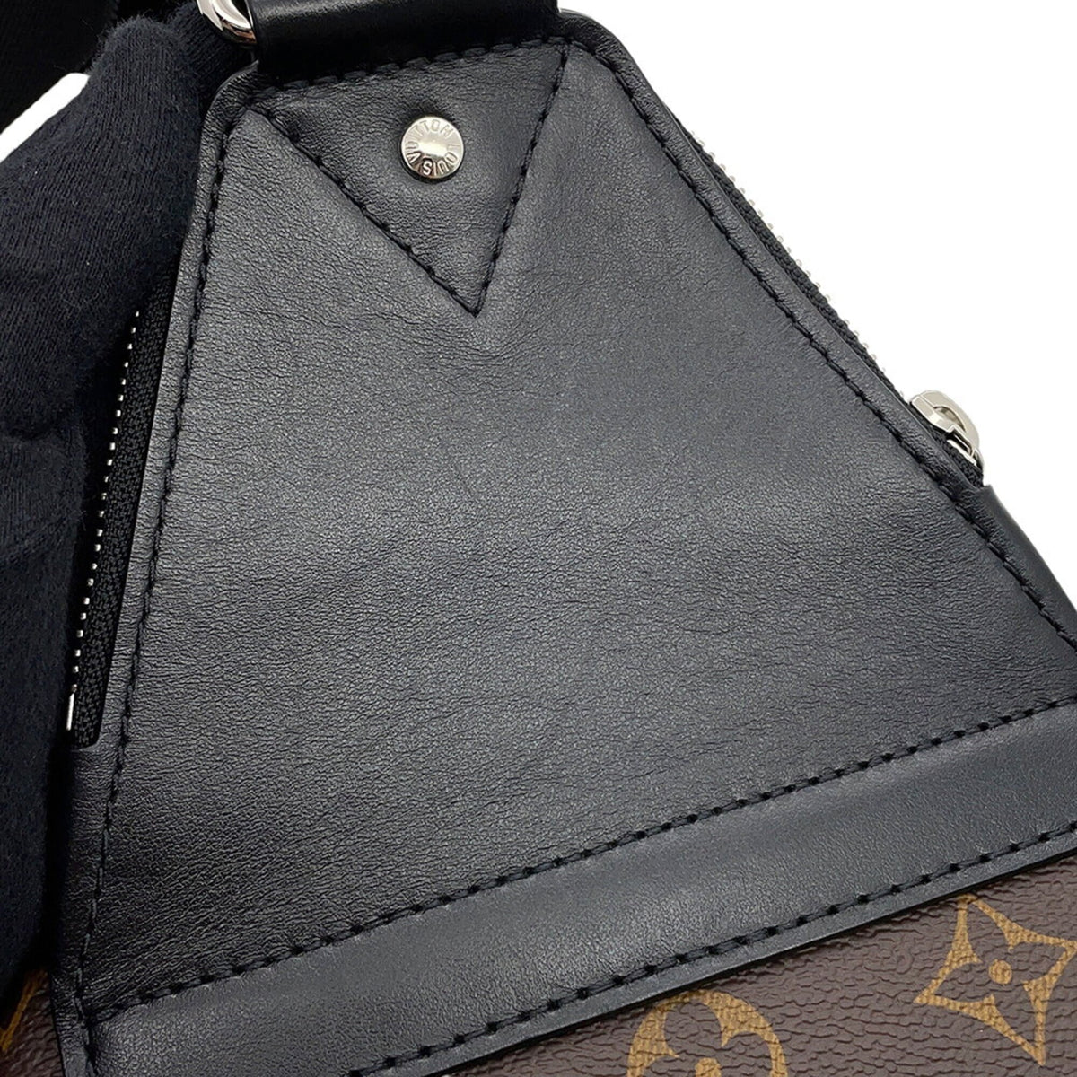 Louis Vuitton Monogram Macassar Black Monogram Macassar Noir Shoulder Bag Sling Bag (Pre-Owned)