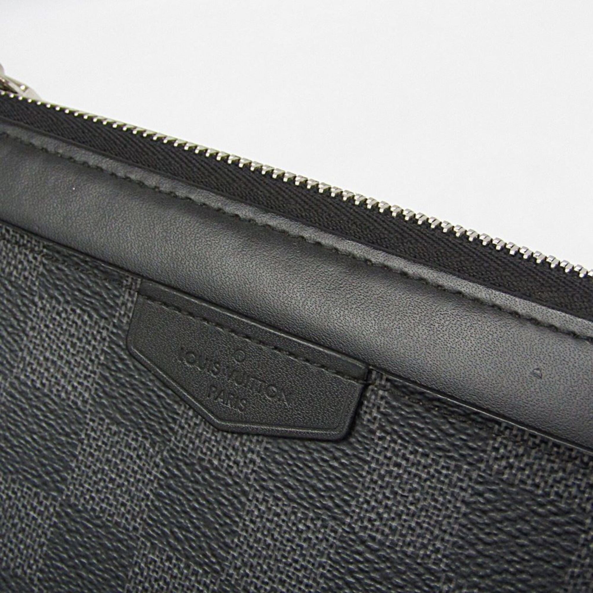 Louis Vuitton Damier Graphite Black Damier Graphite Long Wallet (Bi-Fold) (Pre-Owned)