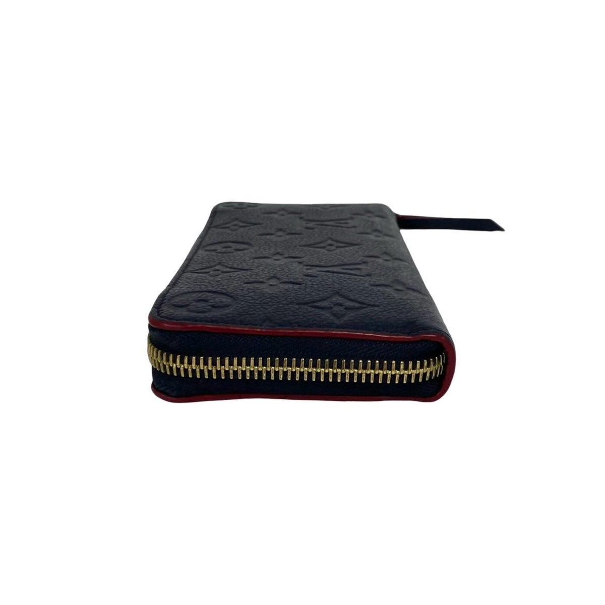 Louis Vuitton Black Leather Long Wallet (Bi-Fold) (Pre-Owned)
