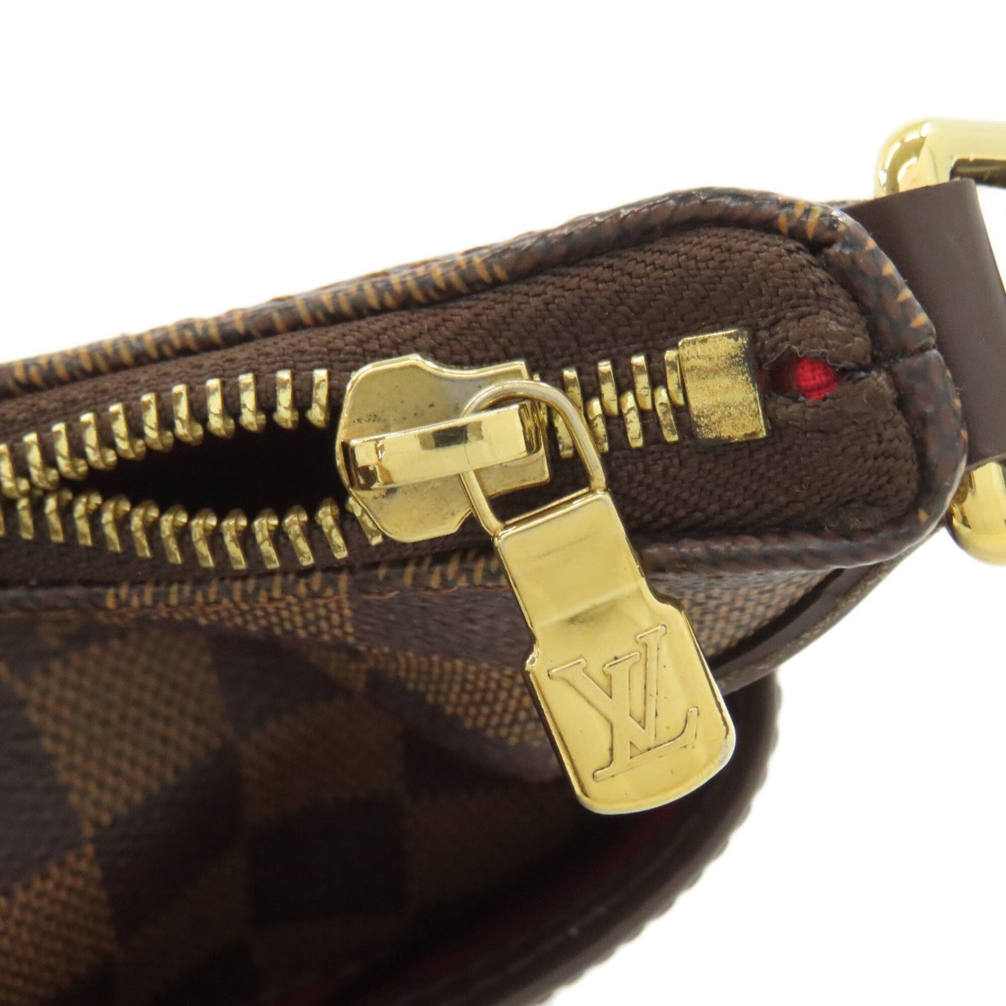 Louis Vuitton Damier Damier Canvas Ebene Damier Canvas Shoulder Bag (Pre-Owned)