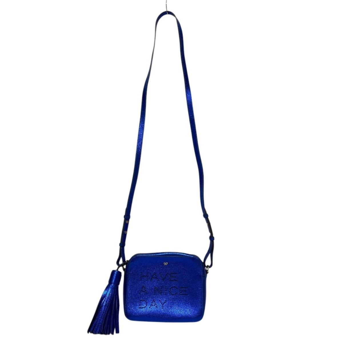 Anya Hindmarch Blue Shoulder Bag (Pre-Owned)