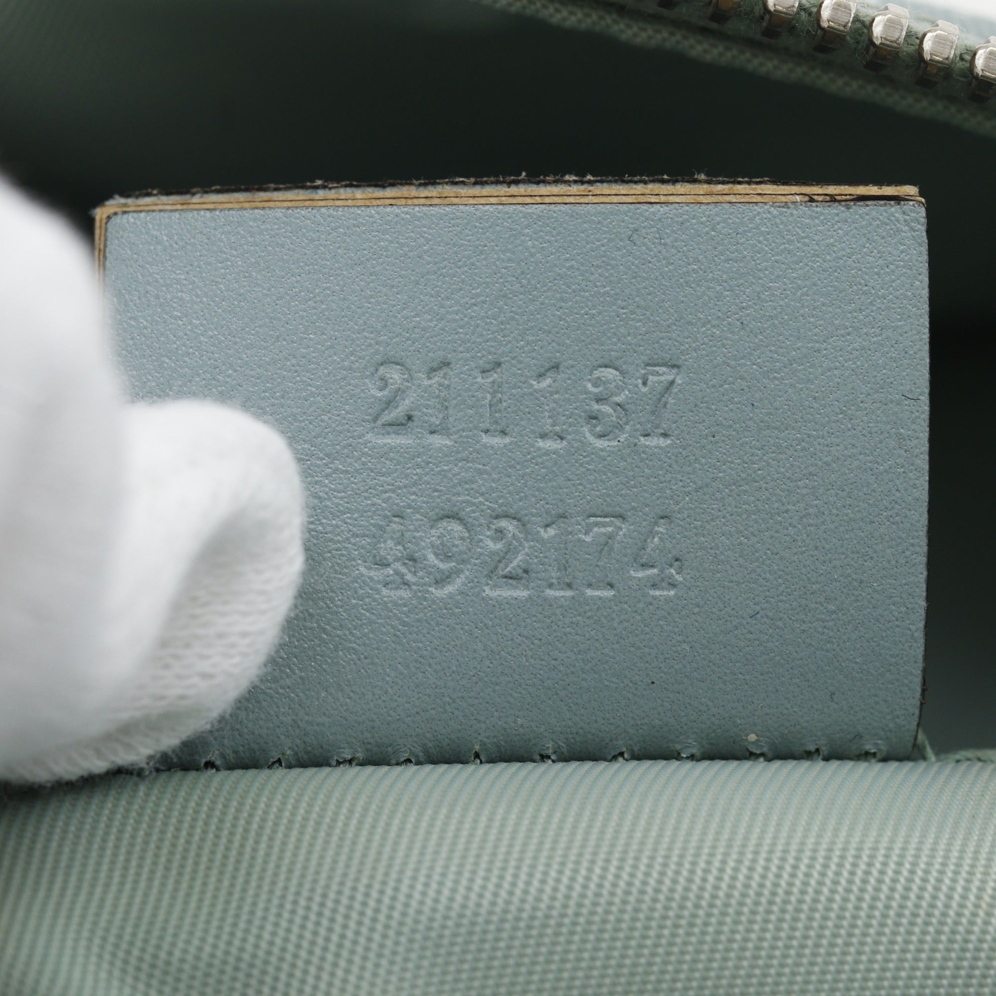 Gucci Light Blue Gg Imprimé Tote Bag (Pre-Owned)