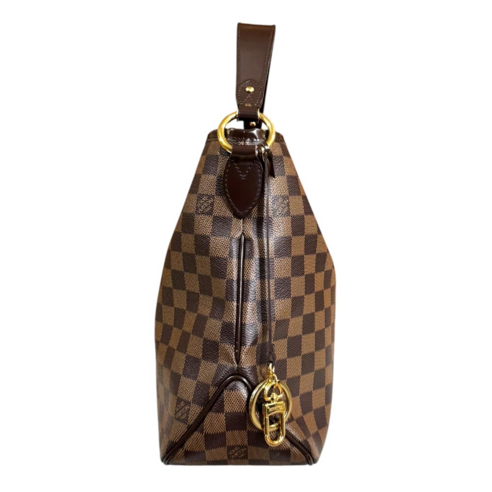 Louis Vuitton Damier Brown Damier Canvas Damier Canvas Shoulder Bag (Pre-Owned)