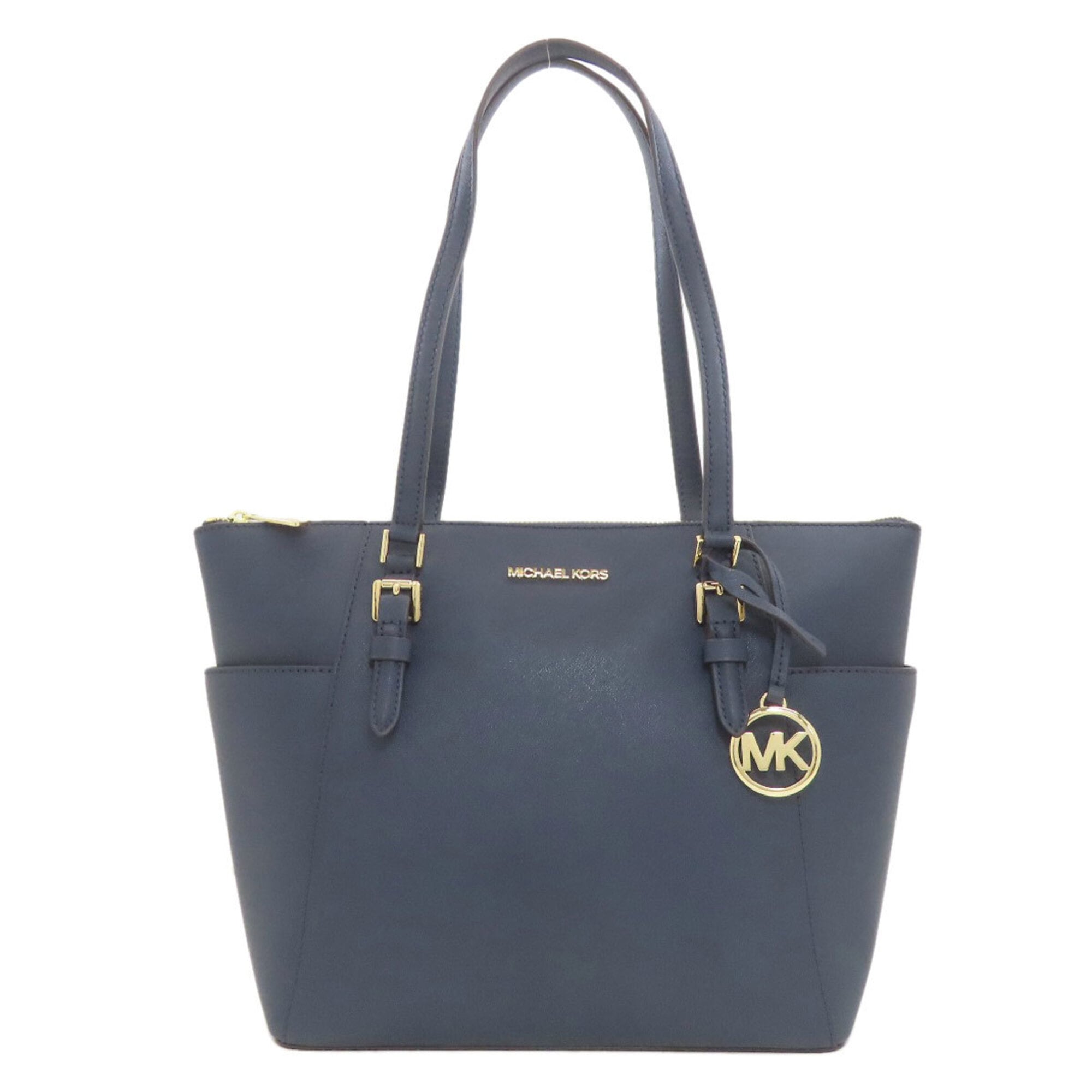 Michael Kors Navy Pvc Tote Bag (Pre-Owned)