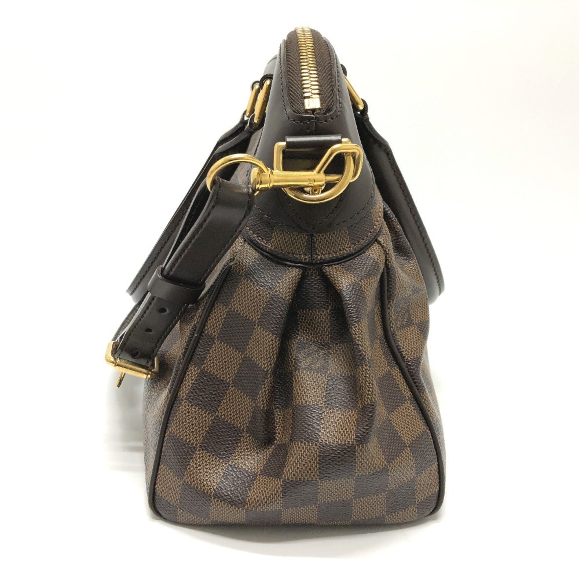 Louis Vuitton Damier Brown Damier Canvas Galle Damier Canvas Handbag (Pre-Owned)