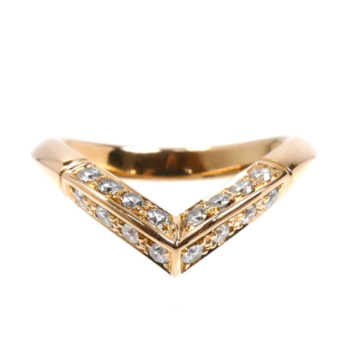 Louis Vuitton Pink Gold (18K) Band Ring (Pre-Owned)