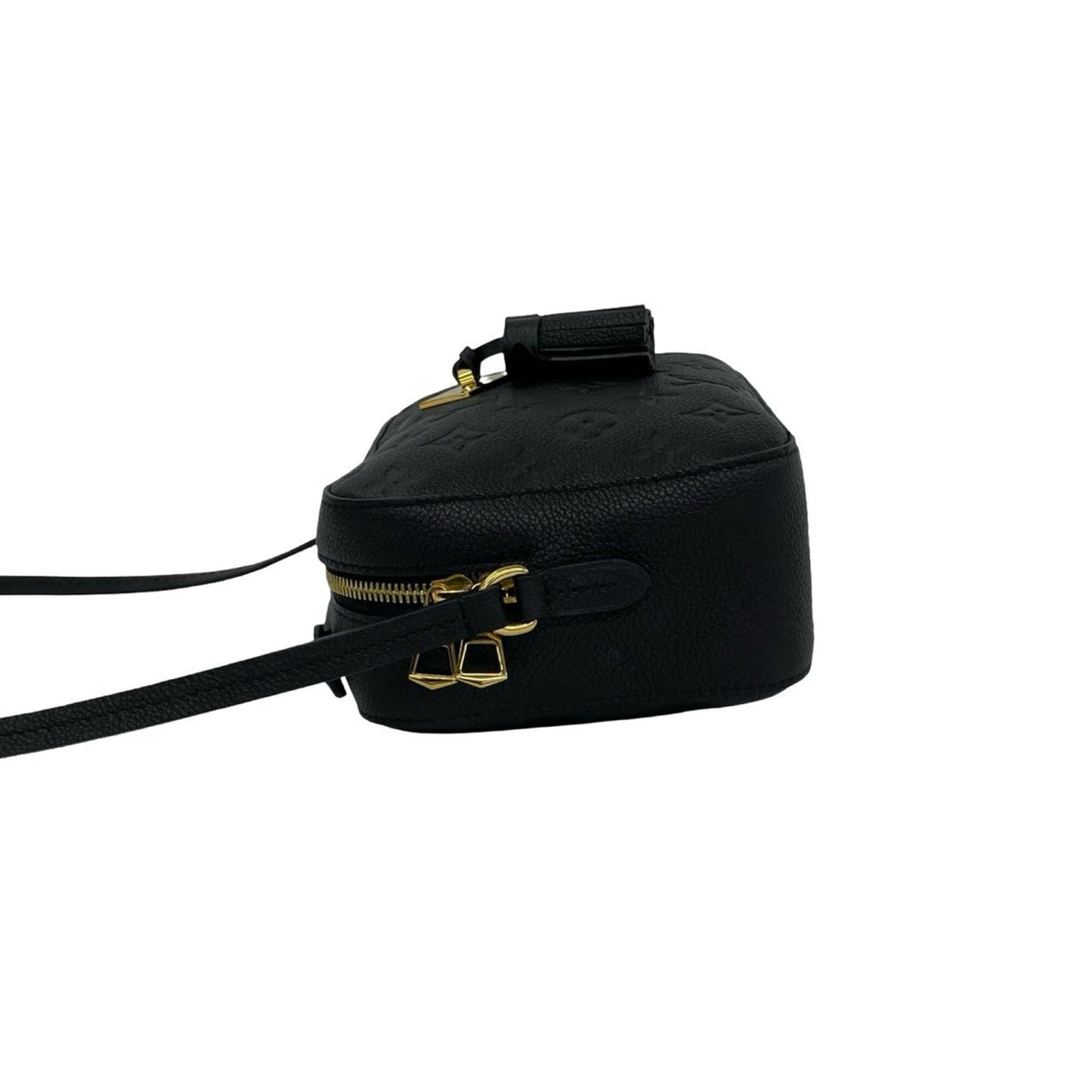 Louis Vuitton Black Leather Shoulder Bag (Pre-Owned)