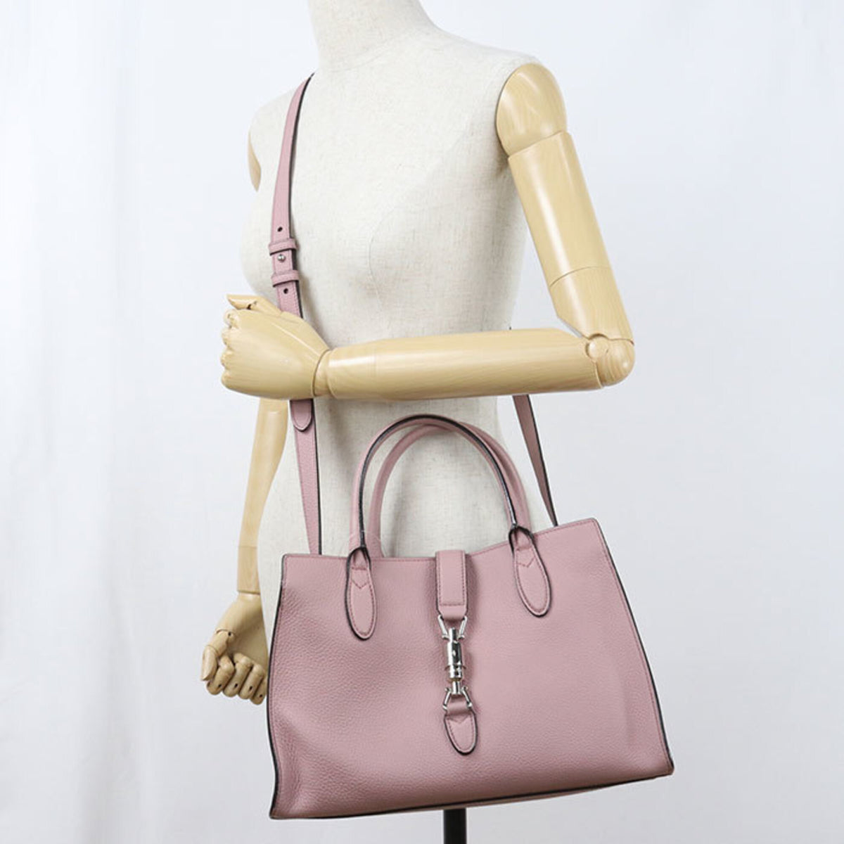 Gucci Pink Leather Handbag (Pre-Owned)