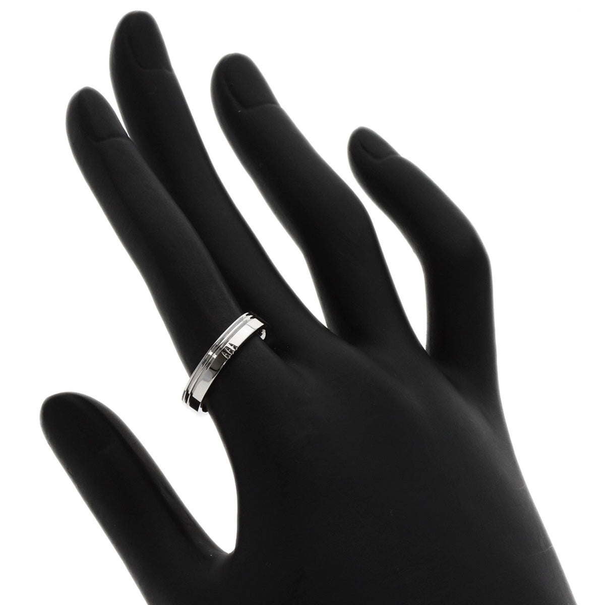 Hermes White Gold (18K) Band Ring (Pre-Owned)
