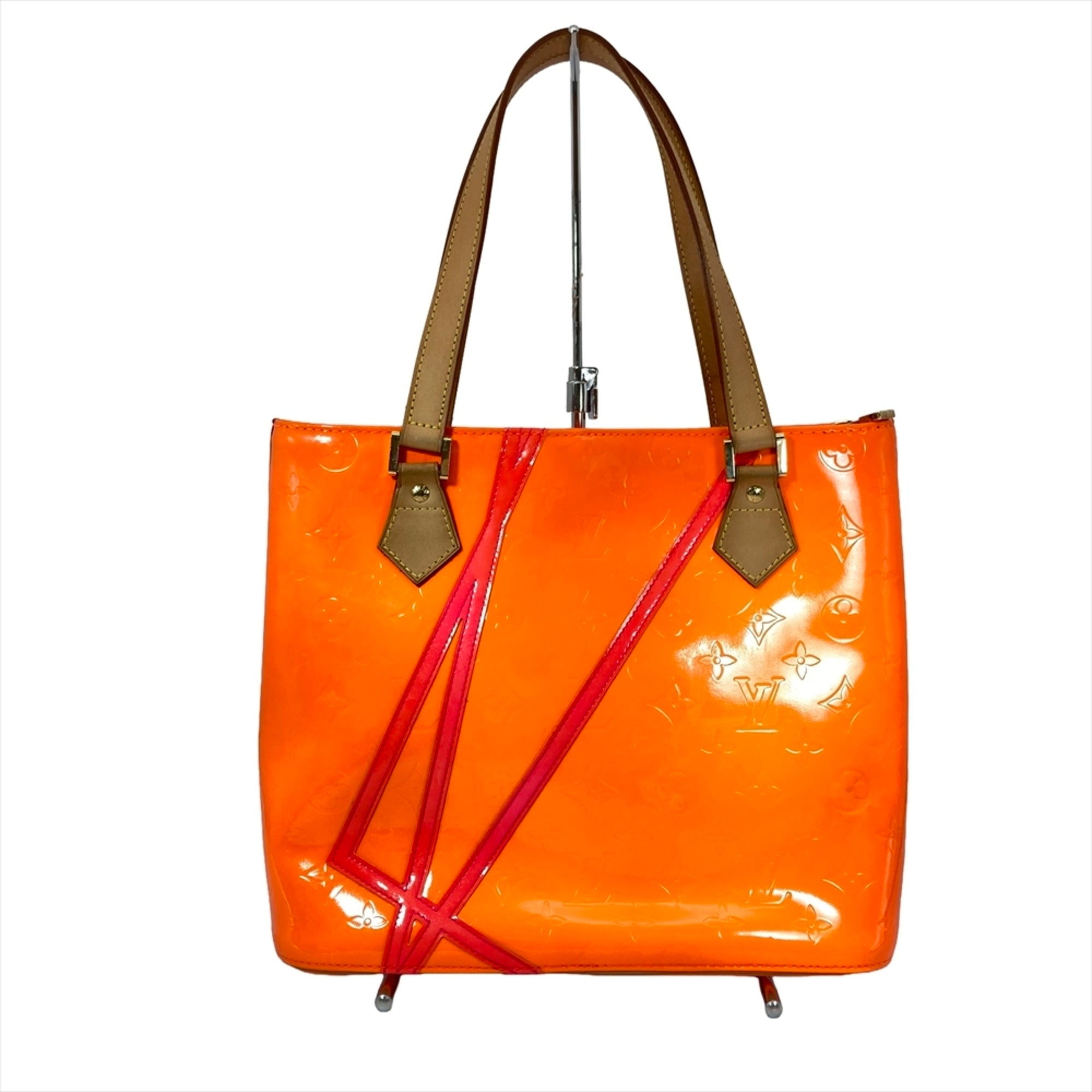 Louis Vuitton Monogram Vernis Orange Monogram Vernis Tote Bag (Pre-Owned)