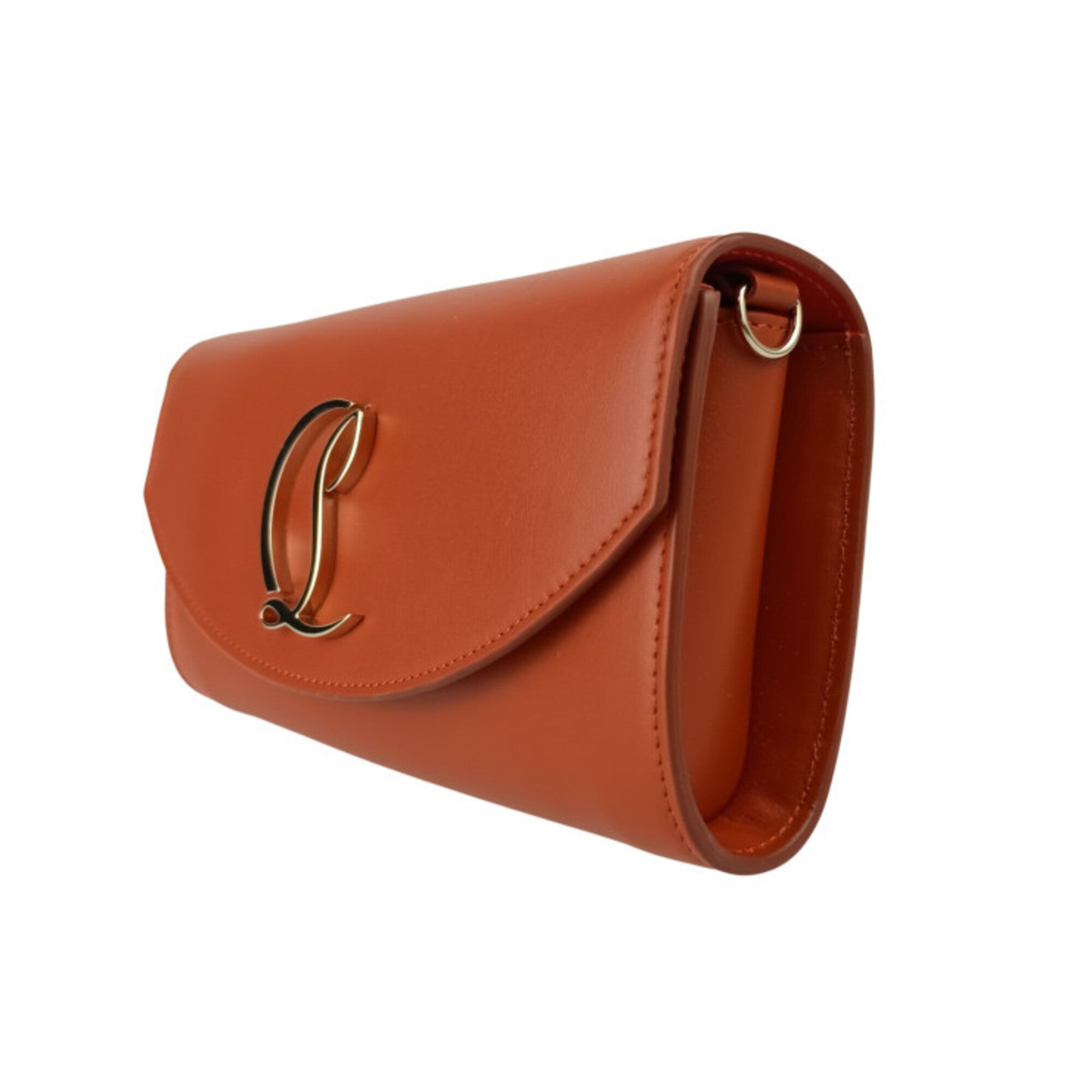 Christian Louboutin Orange Leather Shoulder Bag (Pre-Owned)