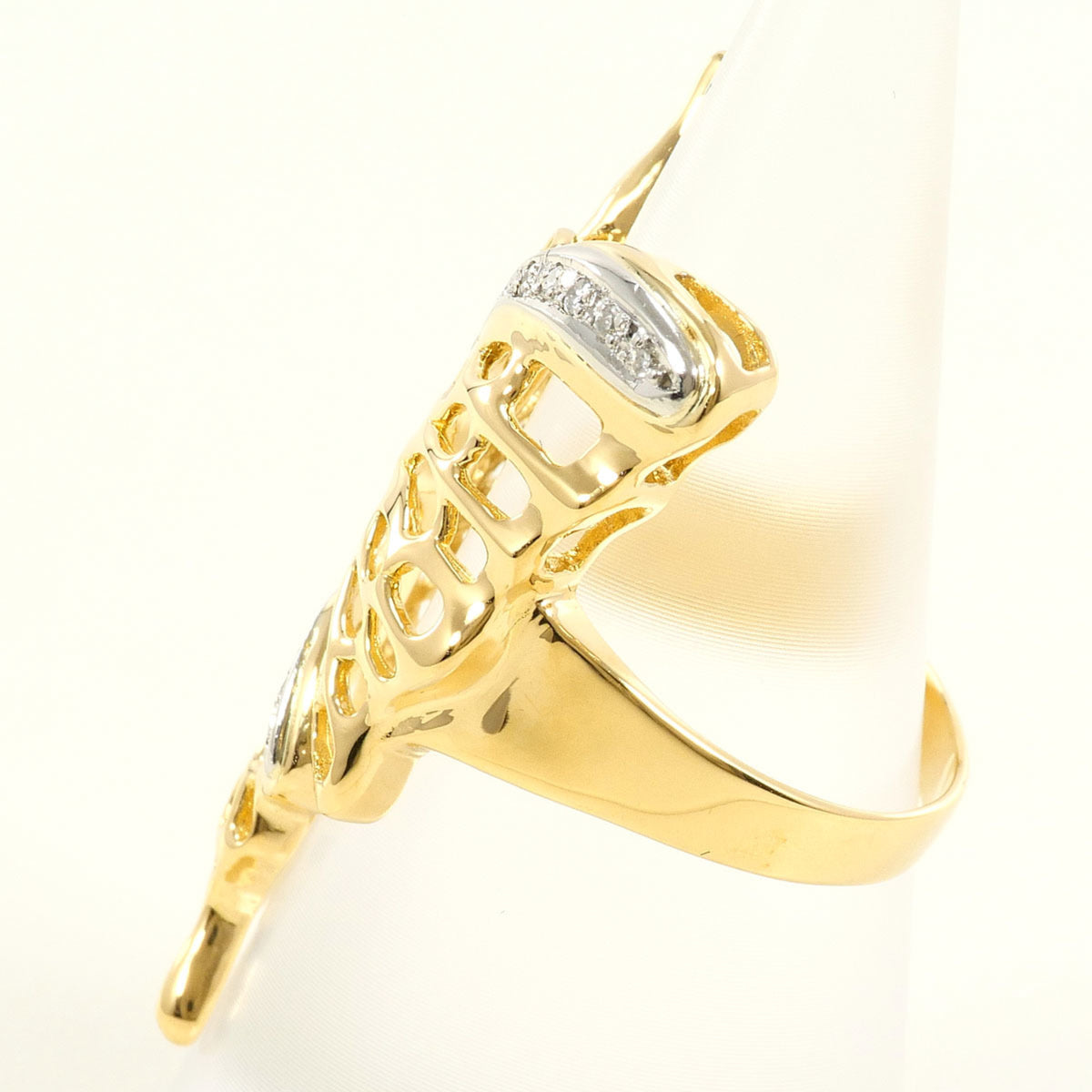 Unbranded Platinum Yellow Gold Yellow Gold (18K) Platinum 900 Band Ring (Pre-Owned)
