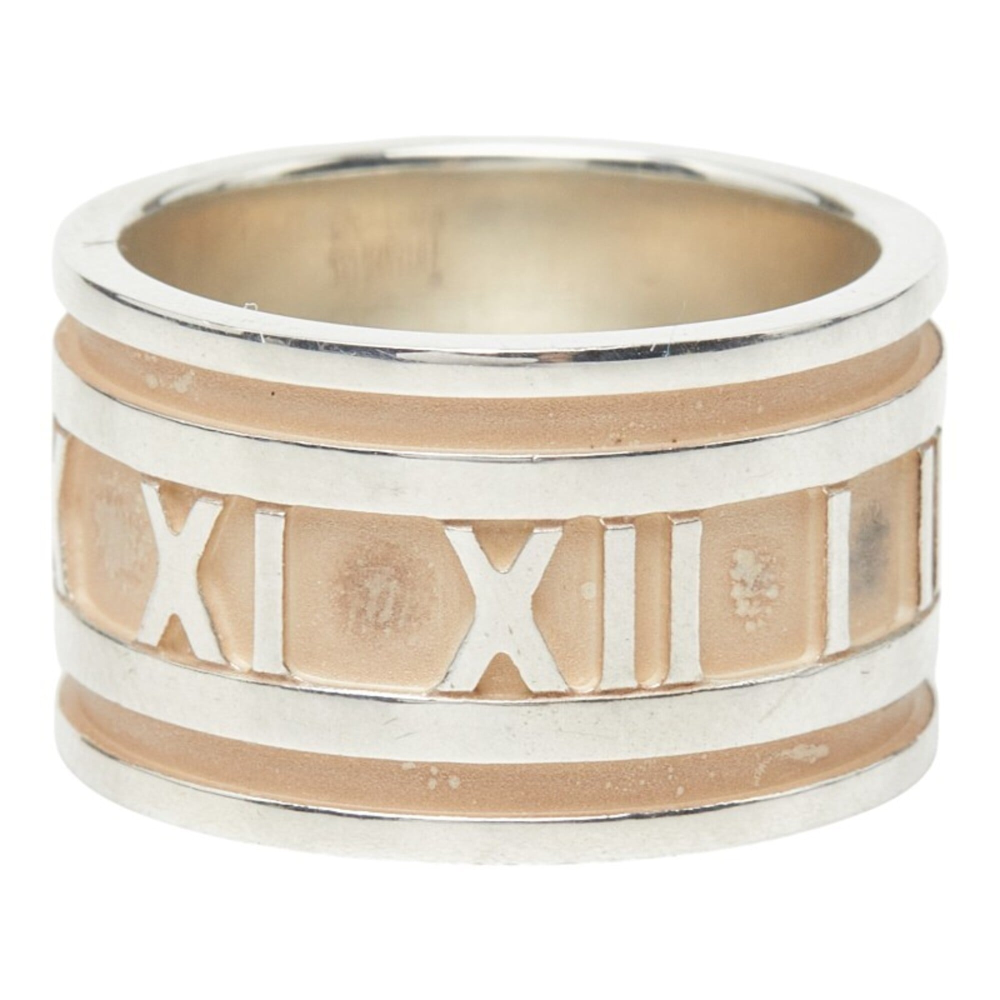 Tiffany Atlas Silver 925 Band Ring (Pre-Owned)