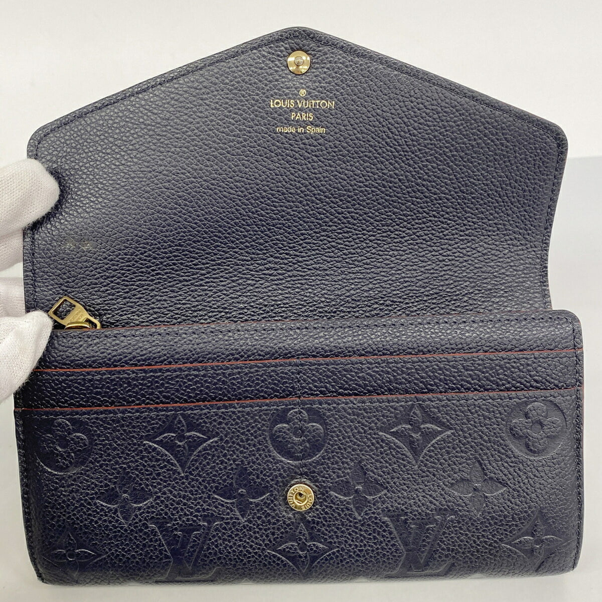 Louis Vuitton Marine Rouge Long Wallet (Bi-Fold) (Pre-Owned)