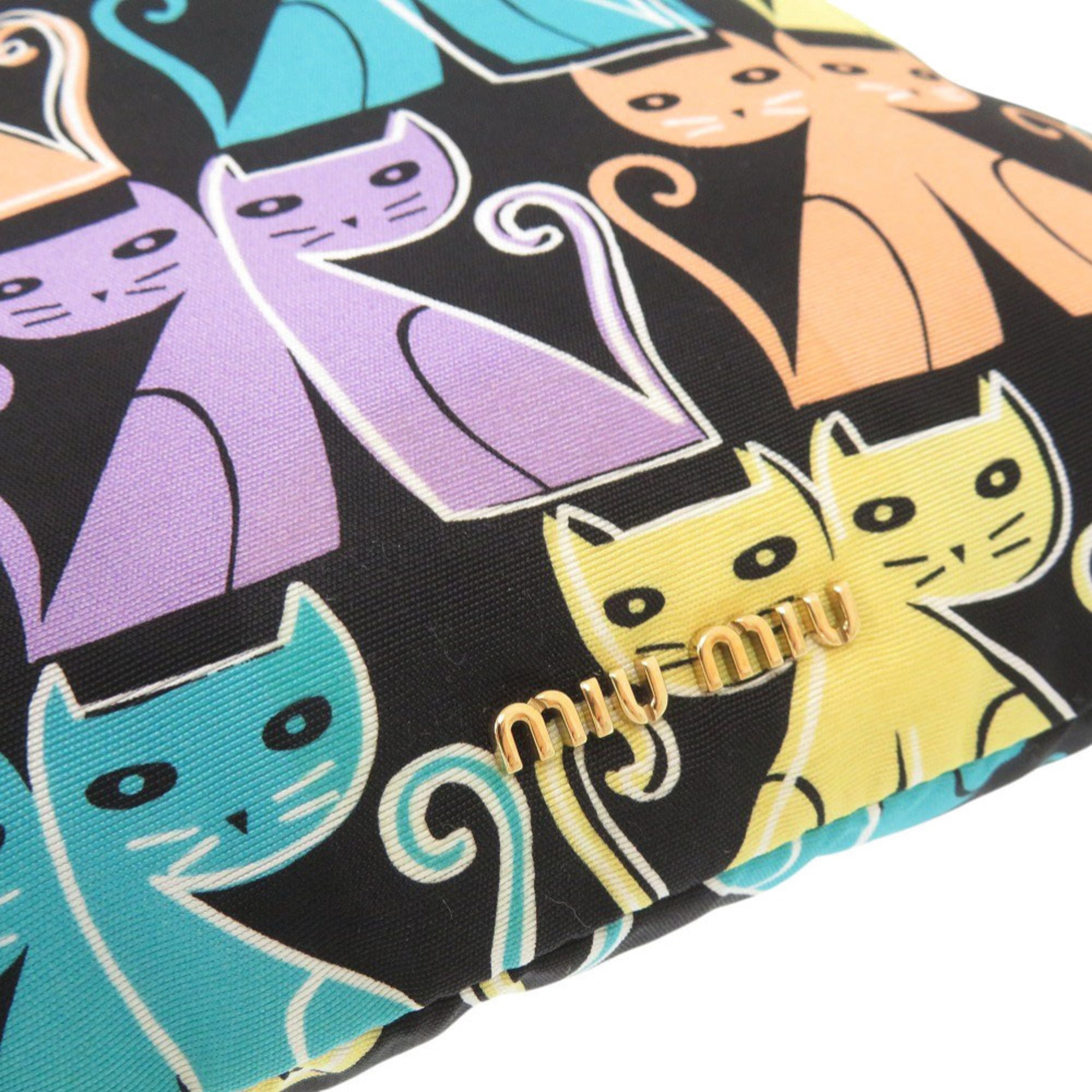 Miu Miu Multi-Color Nylon Pouch (Pre-Owned)