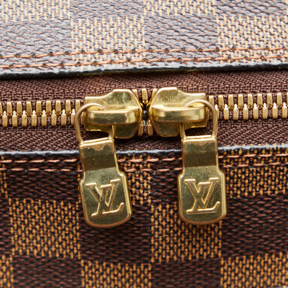 Louis Vuitton Damier Brown Pvc Leather Shoulder Bag (Pre-Owned)