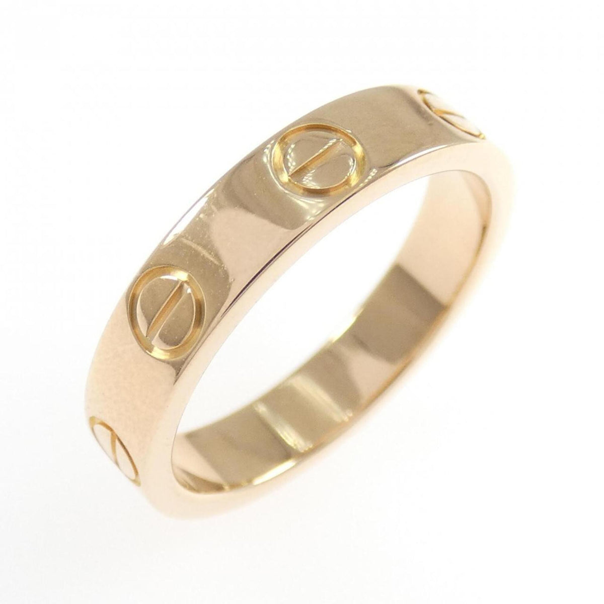 Cartier Love Pink Gold (18K) Band Ring (Pre-Owned)