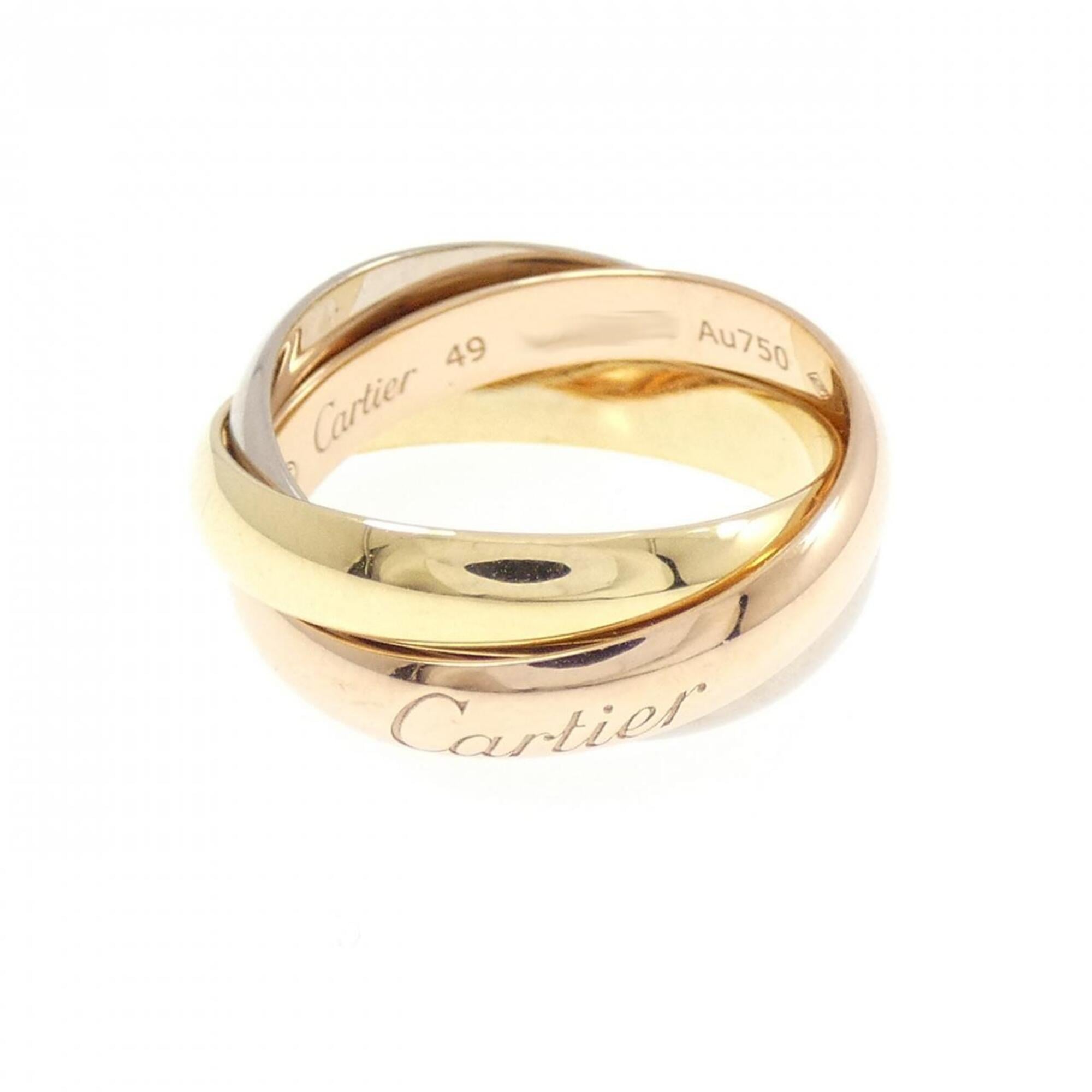 Cartier Yellow Gold (18K) Pink Gold (18K) White Gold (18K) Band Ring (Pre-Owned)