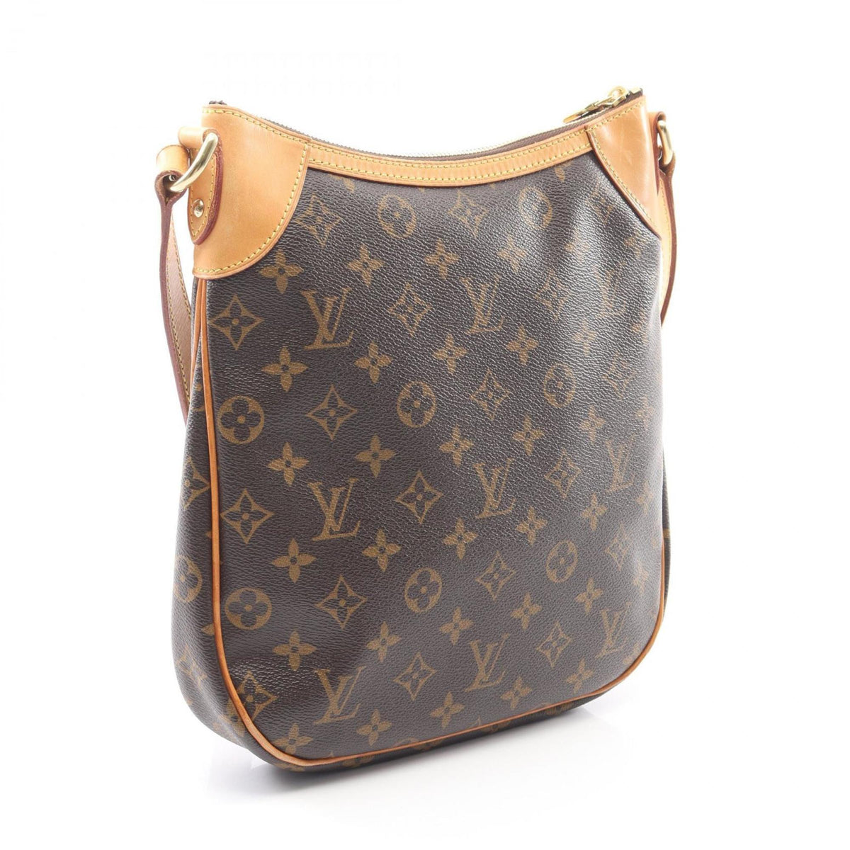 Louis Vuitton Brown Monogram Coated Canvas Leather Shoulder Bag (Pre-Owned)