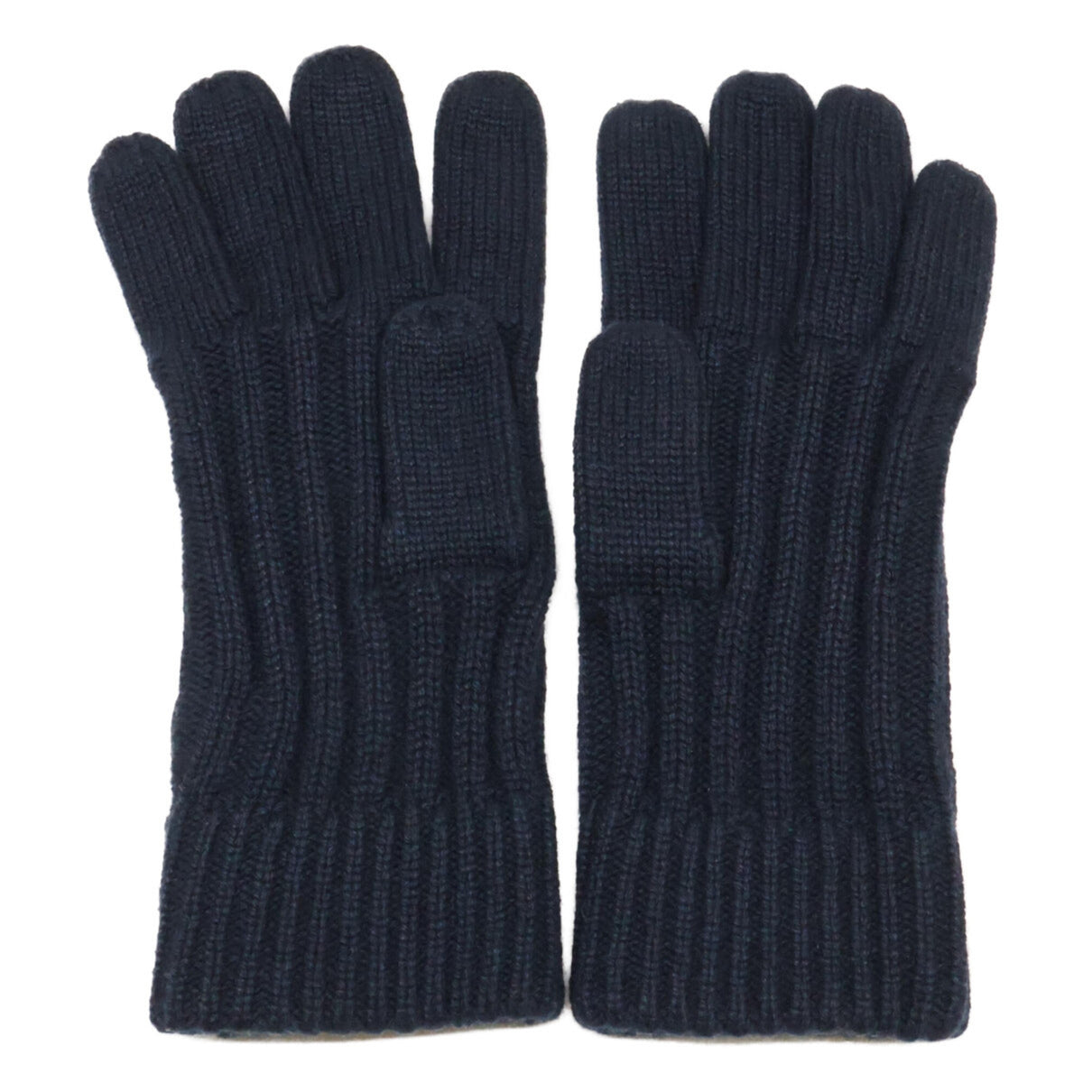 Hermes Navy Cashmere Warm Gloves (Pre-Owned)