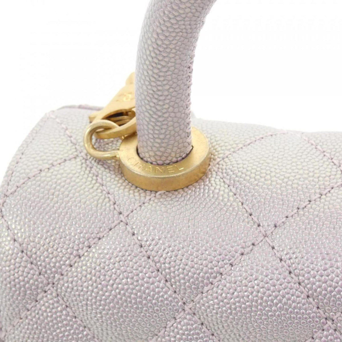 Chanel Pink Leather Handbag (Pre-Owned)