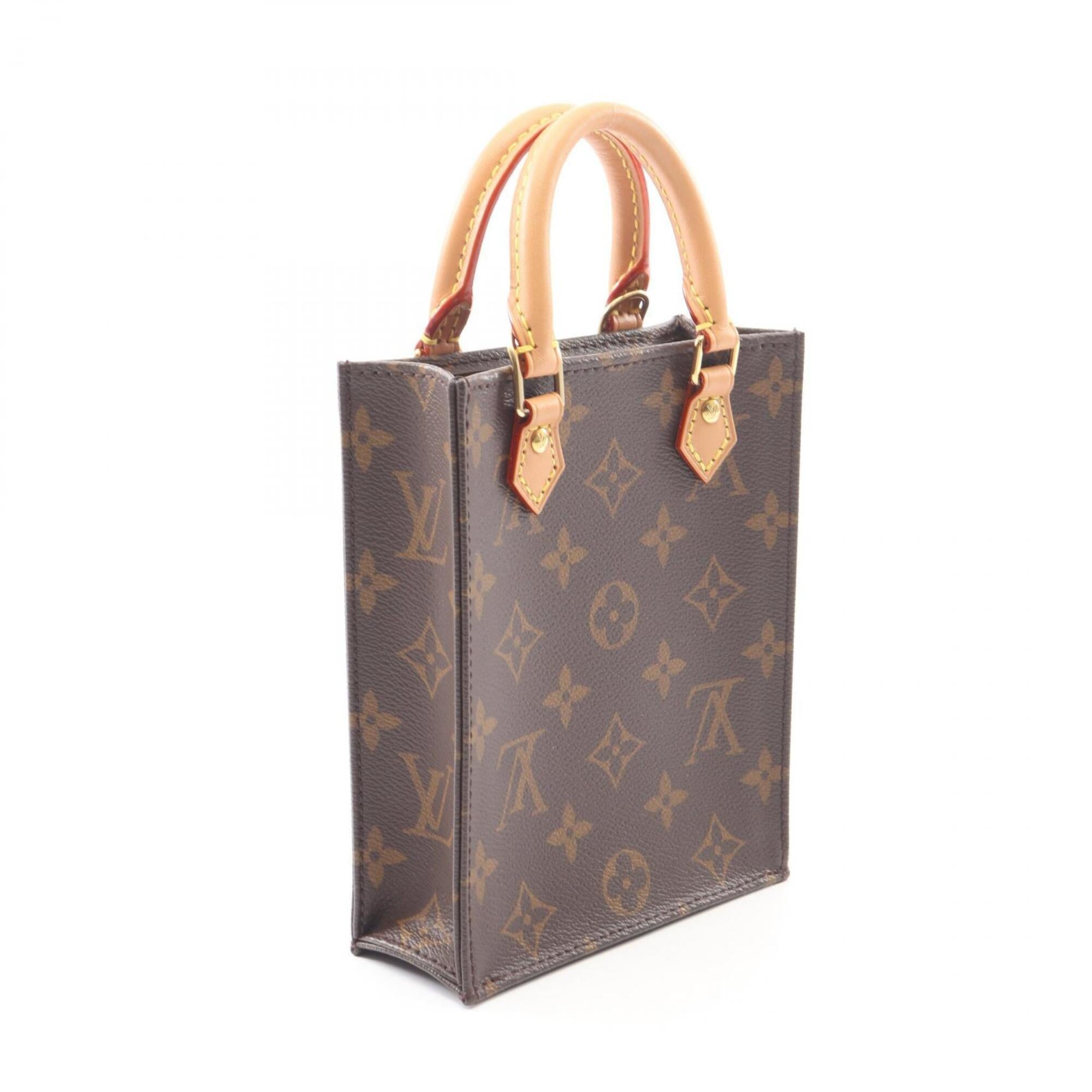 Louis Vuitton Brown Coated Canvas Leather Handbag (Pre-Owned)
