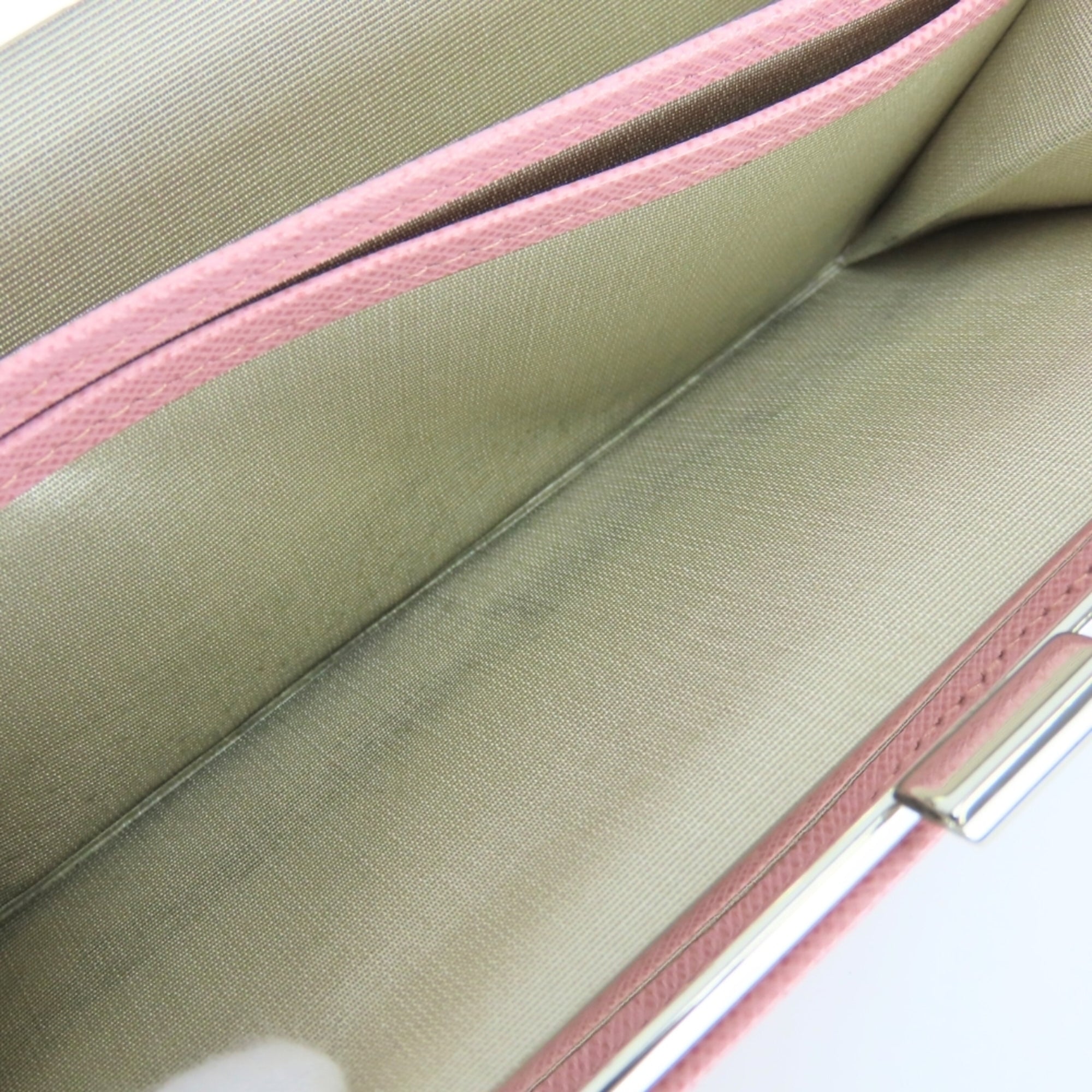 Burberry Pink Leather Coin Purse/Coin Case (Pre-Owned)