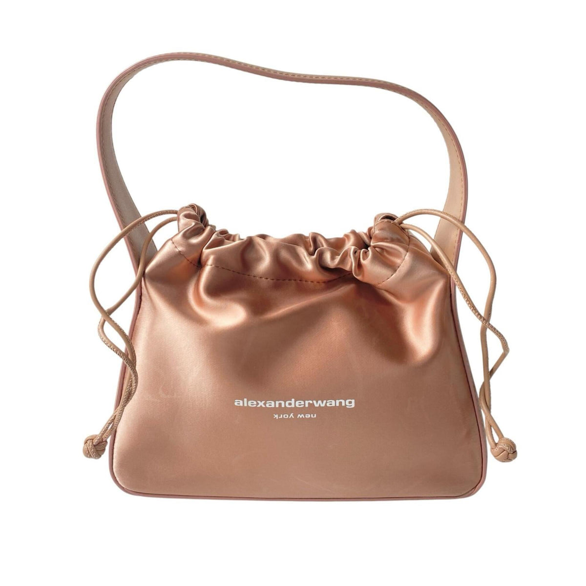 Alexander Wang Pink Satin Handbag Shoulder Bag (Pre-Owned)