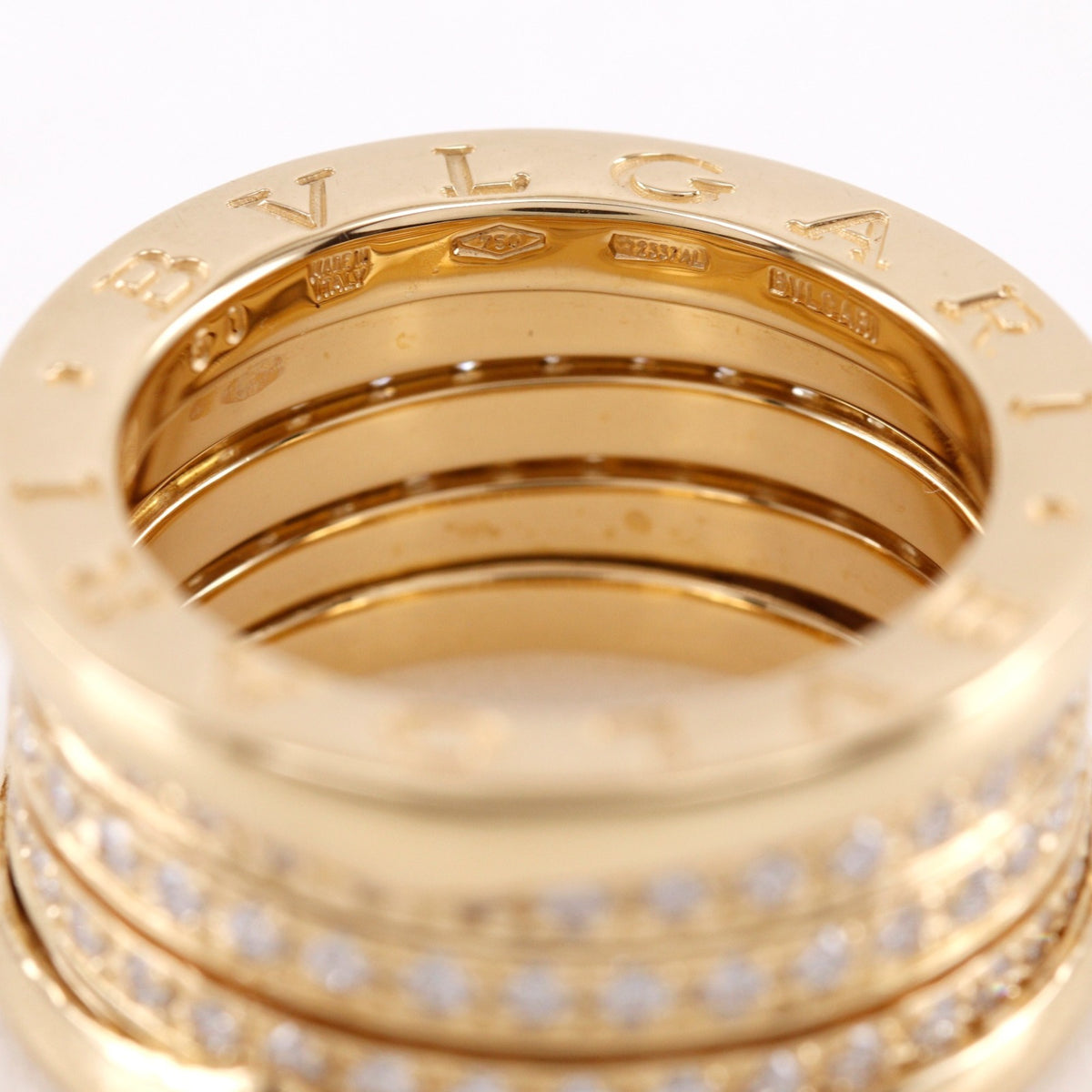 Bvlgari B.Zero1 Yellow Gold (18K) Band Ring (Pre-Owned)