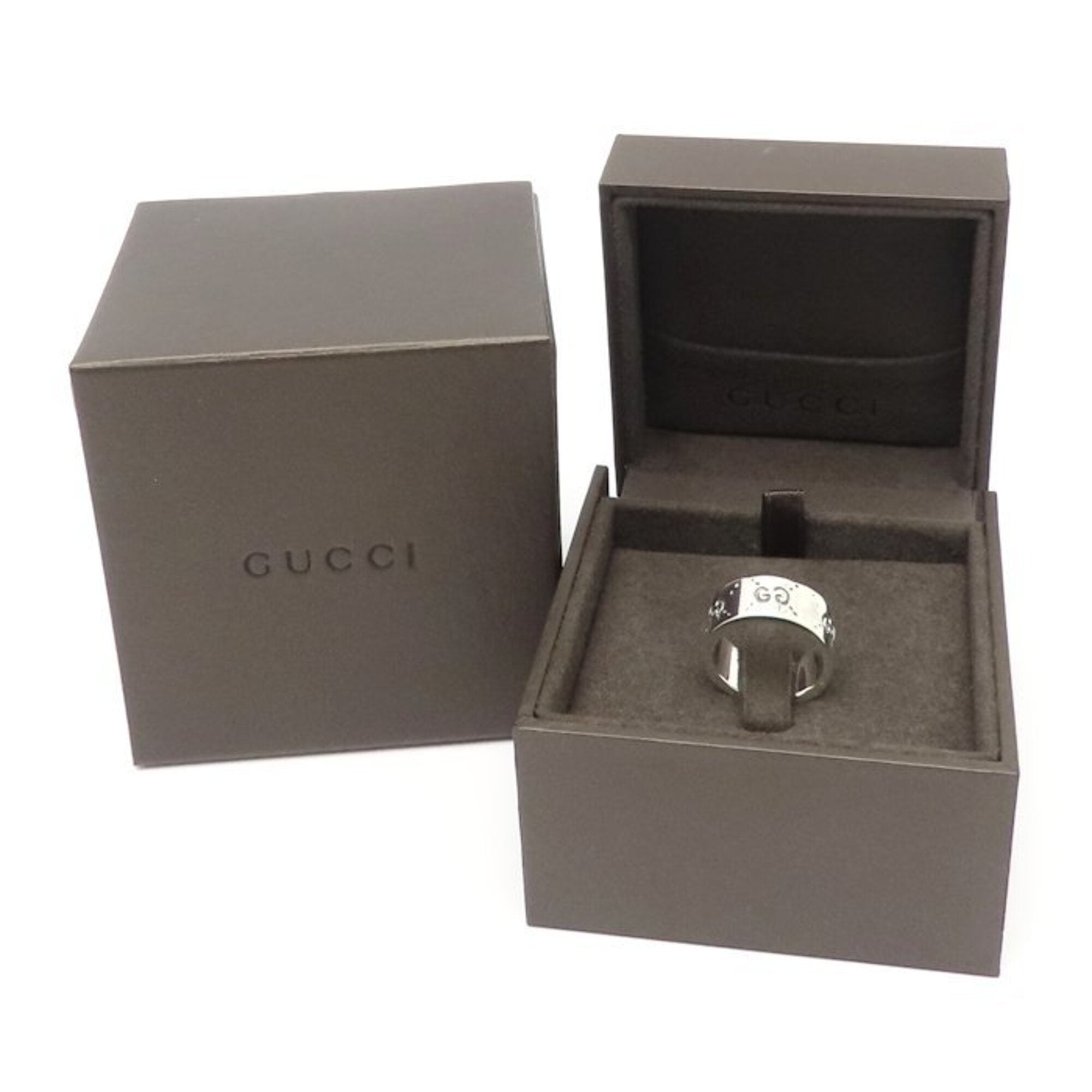 Gucci Silver 925 Band Ring (Pre-Owned)