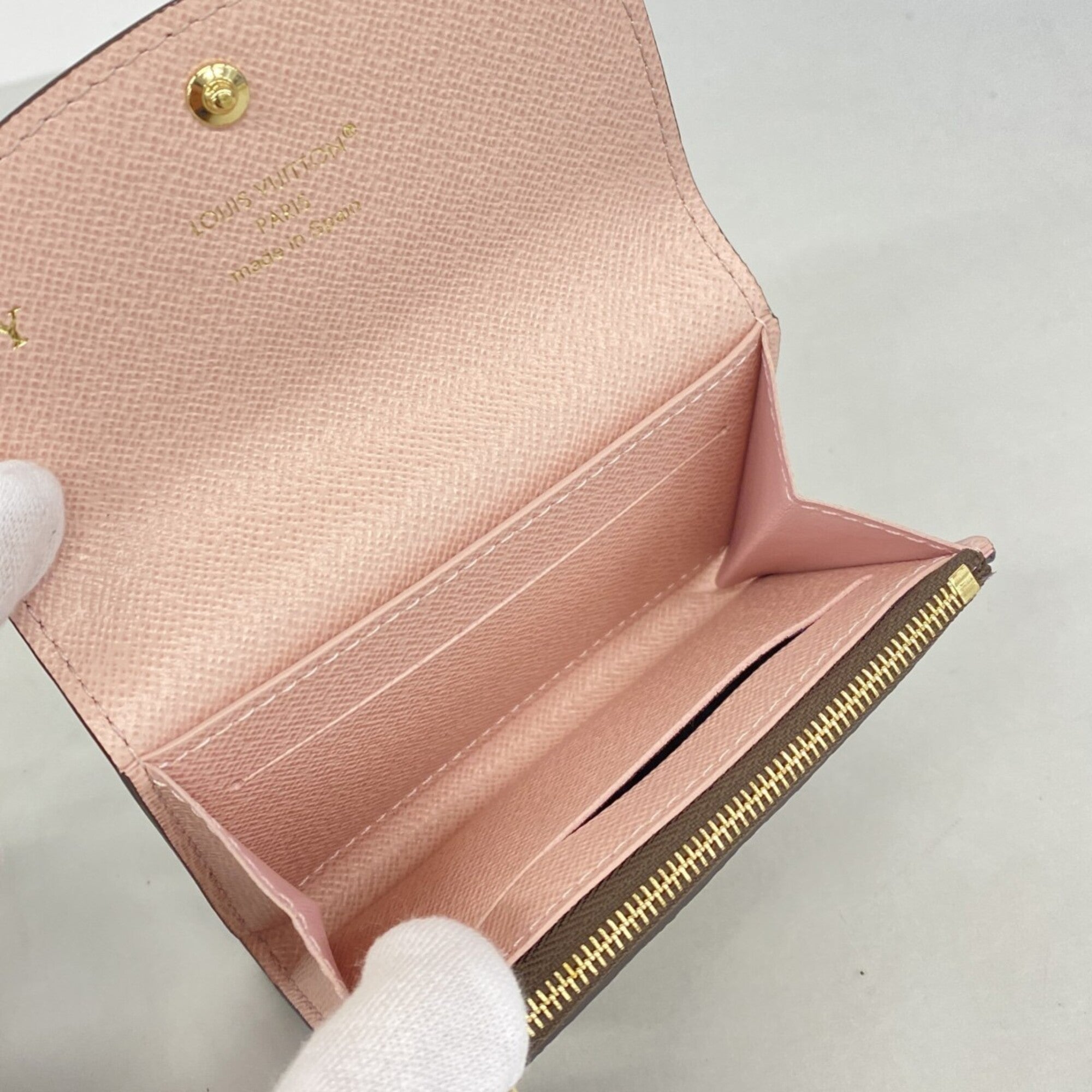 Louis Vuitton Rose Ballerine Coin Purse/Coin Case (Pre-Owned)