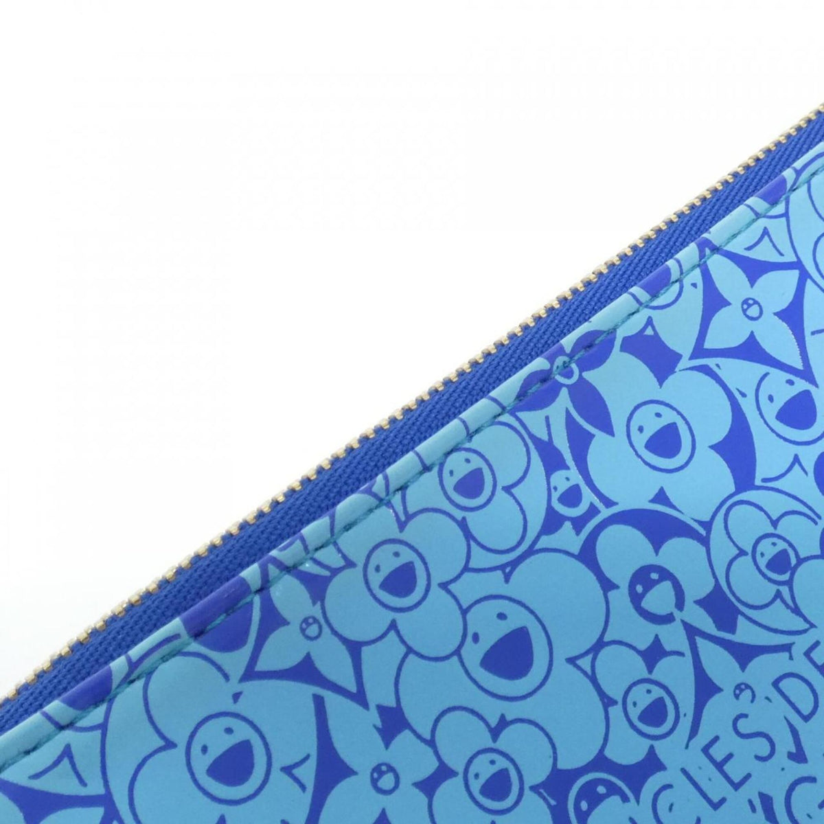 Louis Vuitton Blue Pvc Vinyl Pochette Pouch (Pre-Owned)
