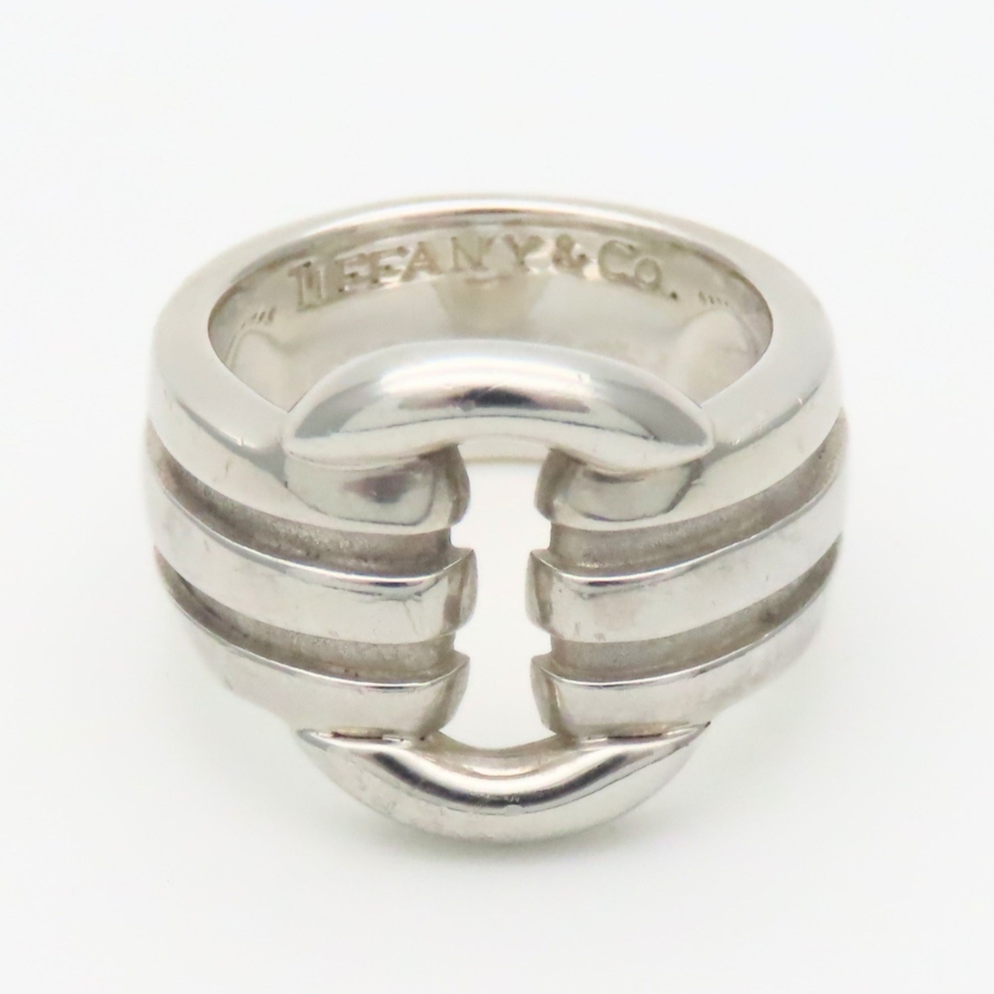 Tiffany Silver Silver 925 Band Ring (Pre-Owned)