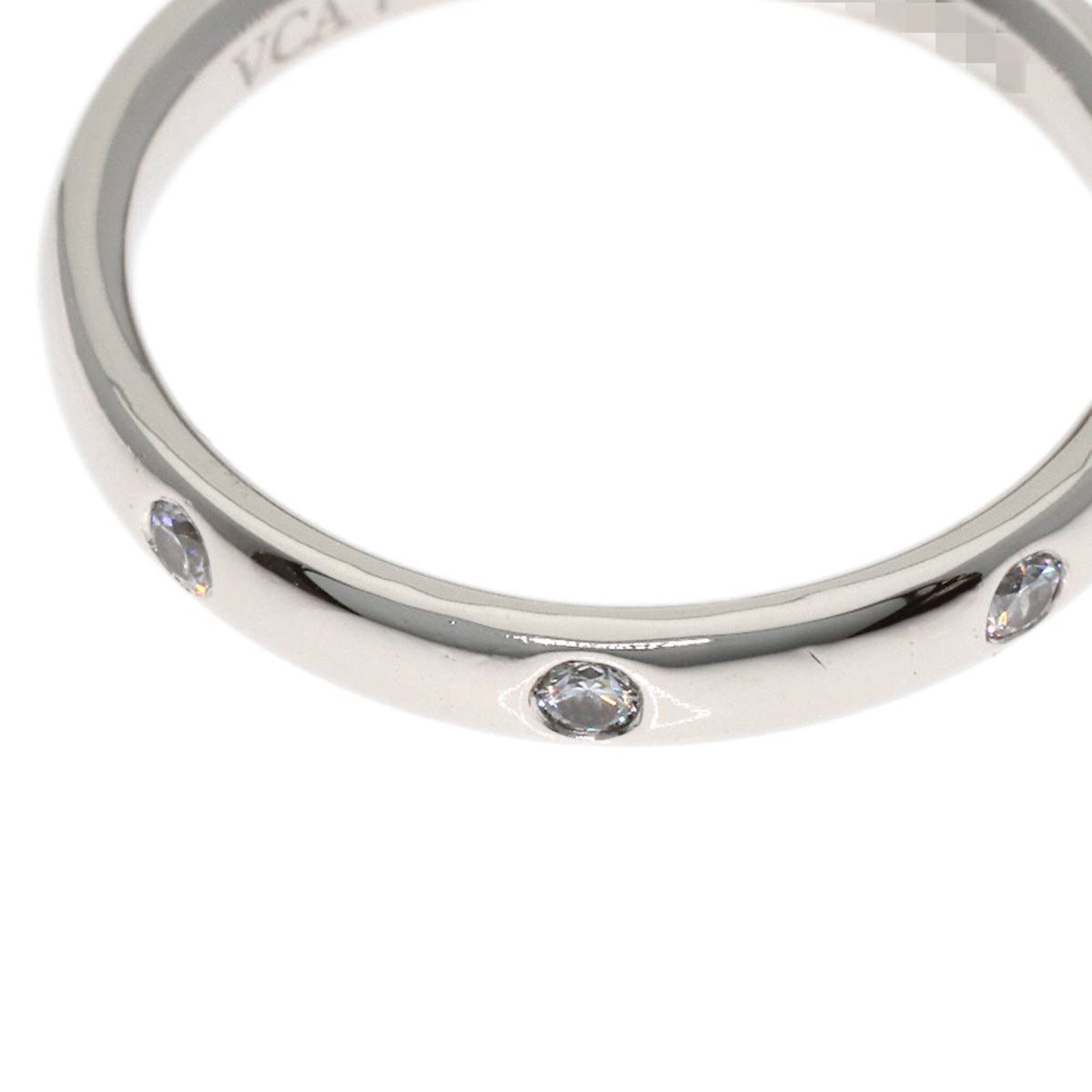 Van Cleef & Arpels Platinum 950 Band Ring (Pre-Owned)