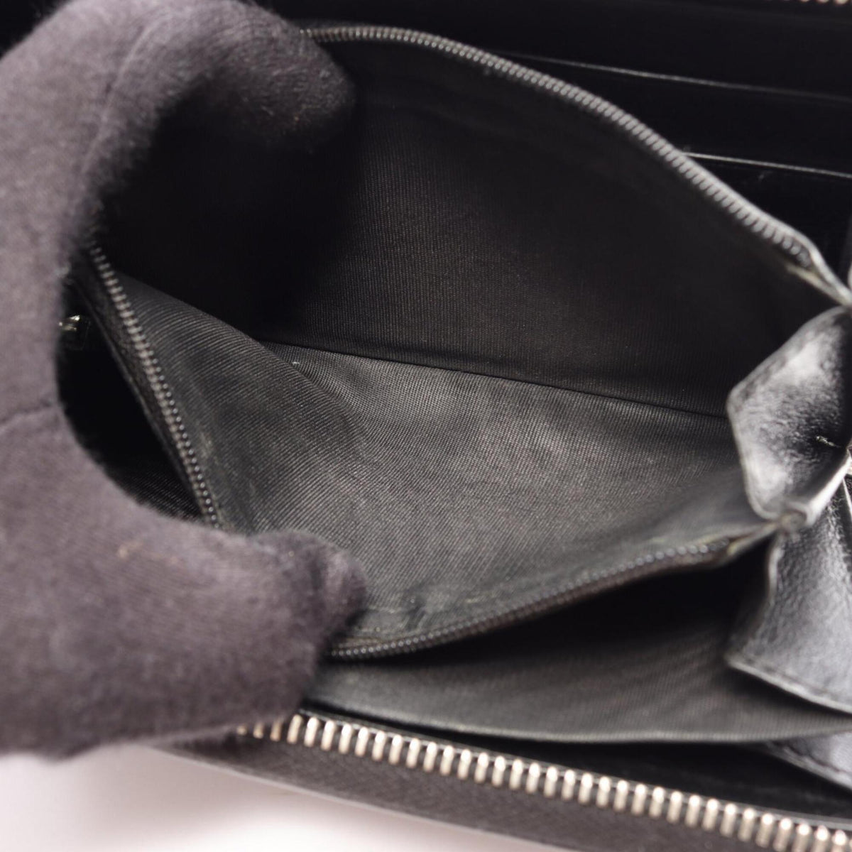 Gucci Black Leather Long Wallet (Bi-Fold) (Pre-Owned)