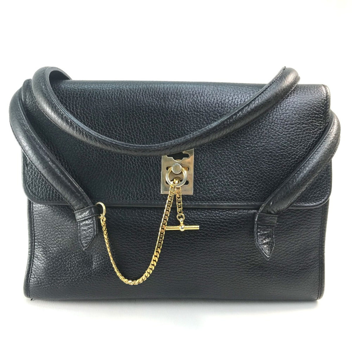 Celine Black Leather Handbag (Pre-Owned)