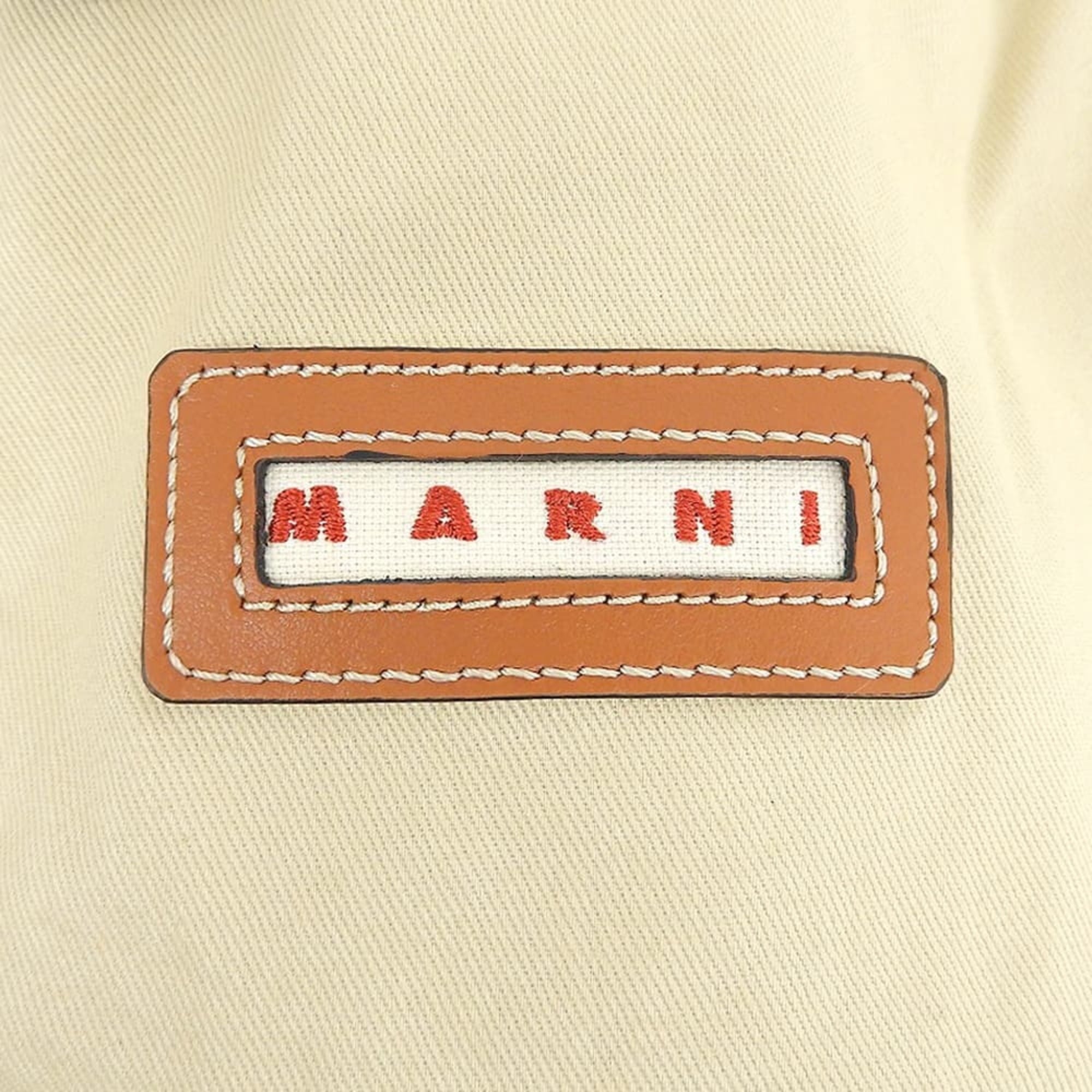 Marni Brown Leather Shoulder Bag (Pre-Owned)