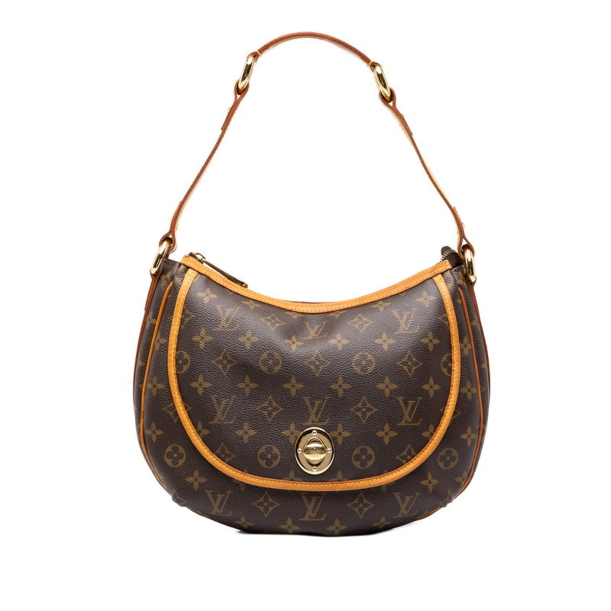 Louis Vuitton Brown Pvc Leather Shoulder Bag (Pre-Owned)