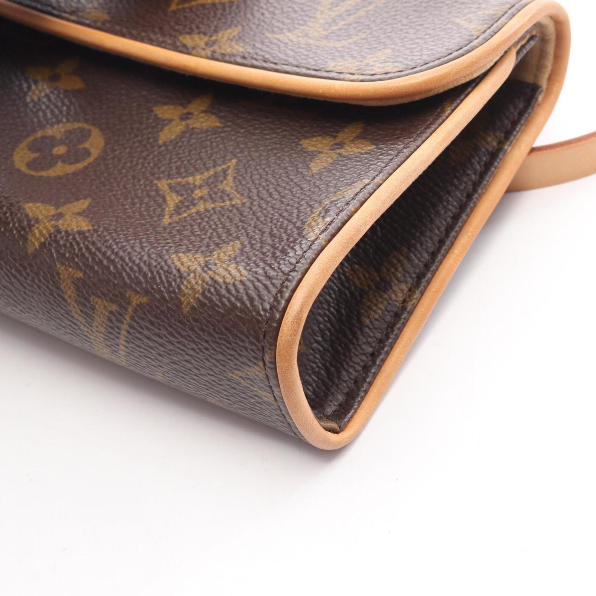 Louis Vuitton Brown Monogram Coated Canvas Leather Fanny Pack (Pre-Owned)
