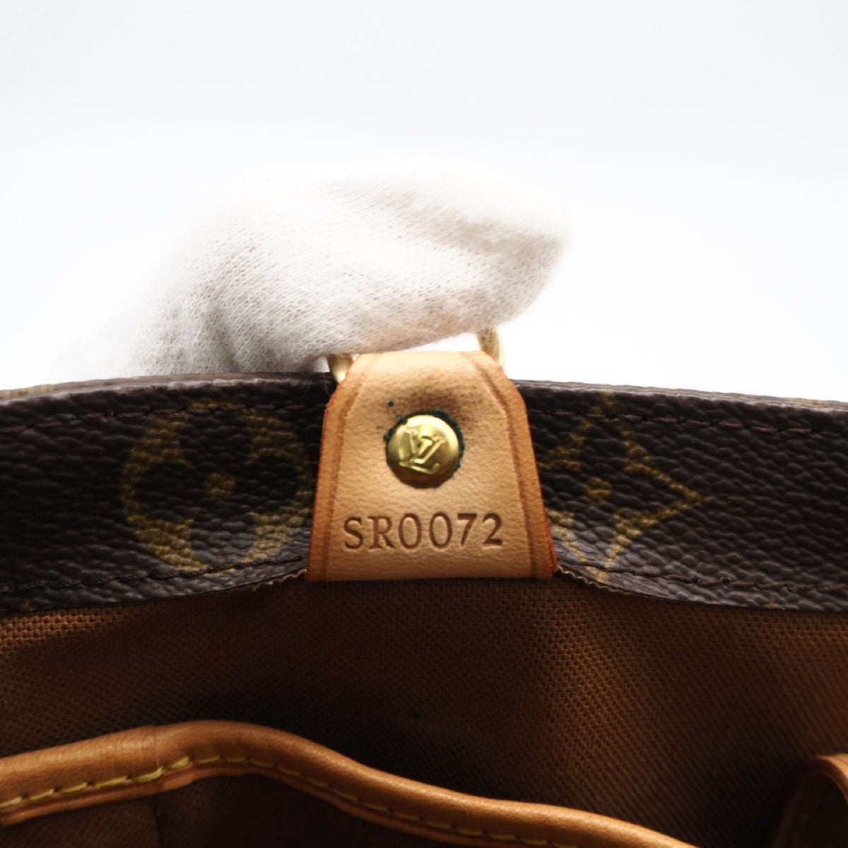 Louis Vuitton Monogram Brown Coated Canvas Leather Handbag (Pre-Owned)