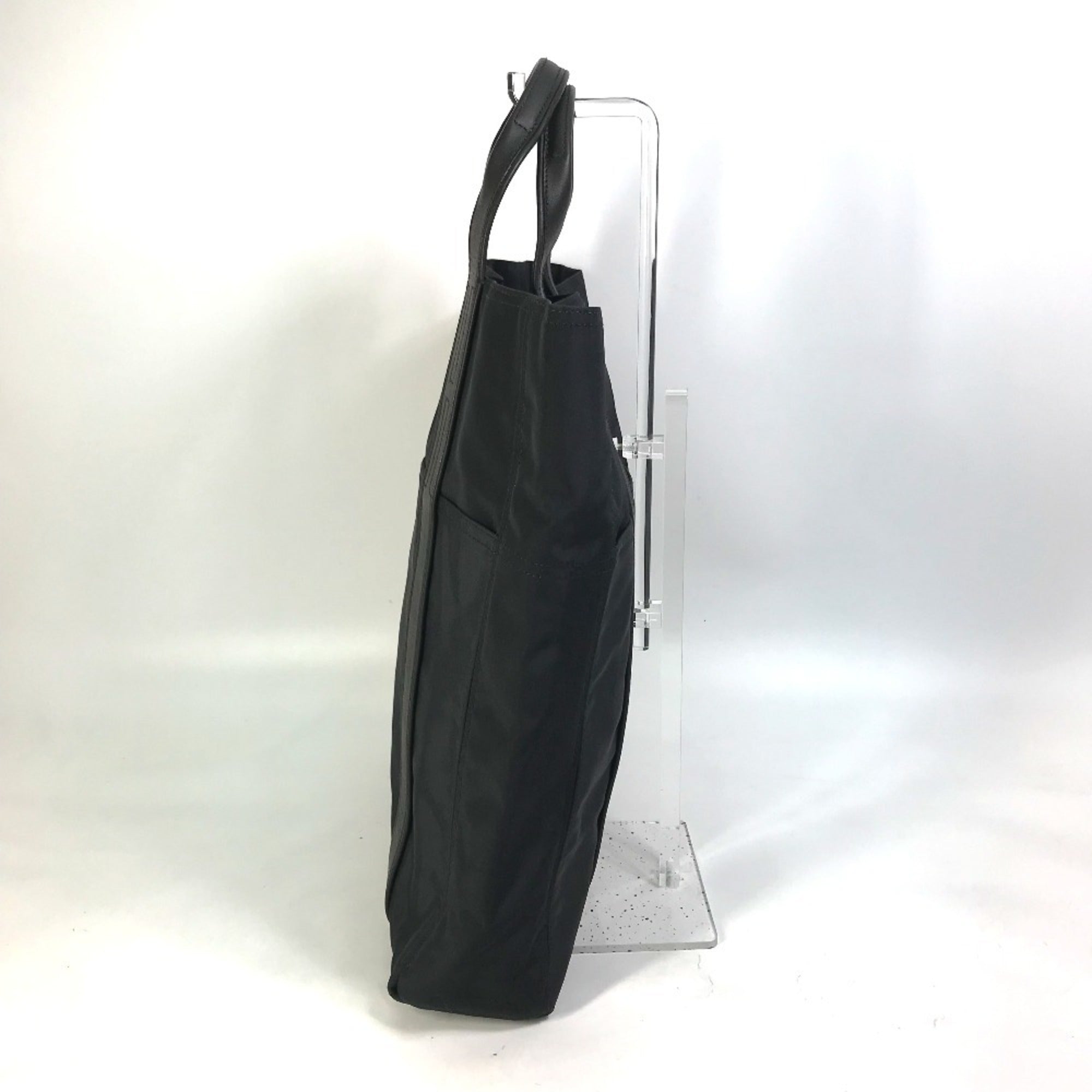 Hermes Acapulco Black Nylon Handbag Tote Bag (Pre-Owned)