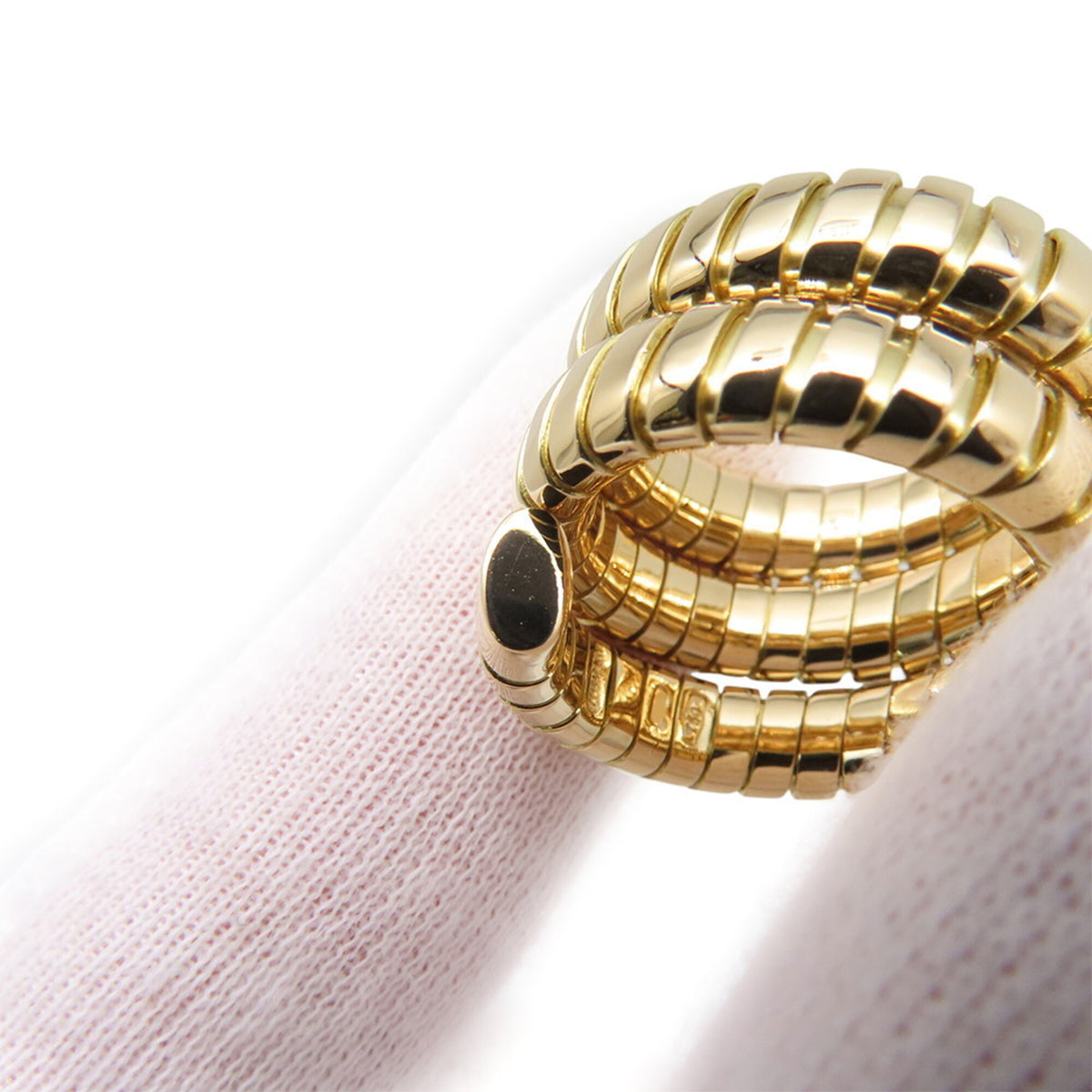 Bvlgari Yellow Gold Yellow Gold (18K) Band Ring (Pre-Owned)